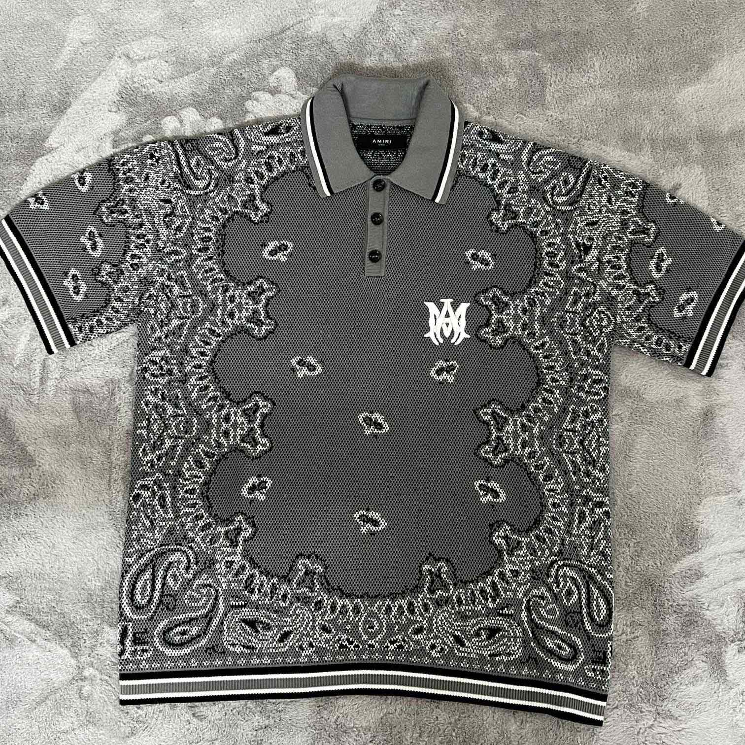 Amiri Bandana Polo - FashionPlug