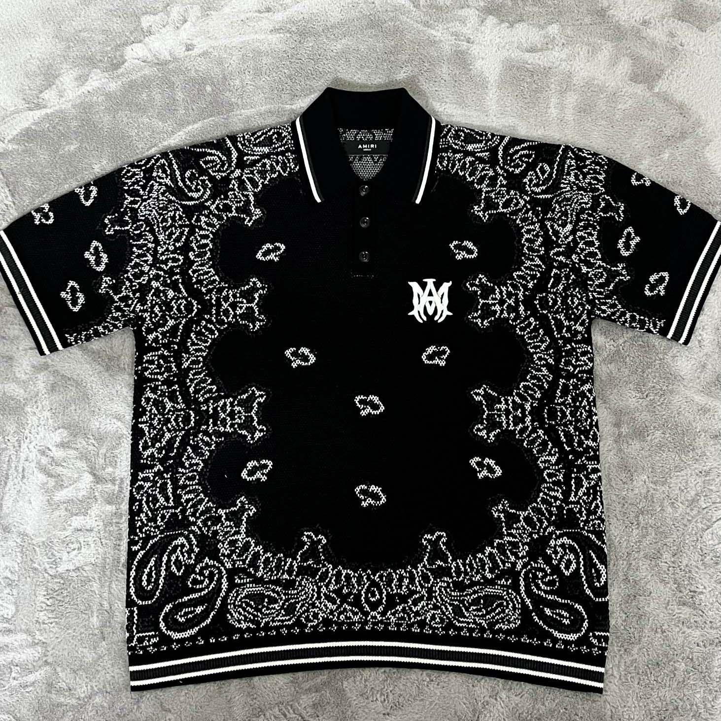 Amiri Bandana Polo - FashionPlug