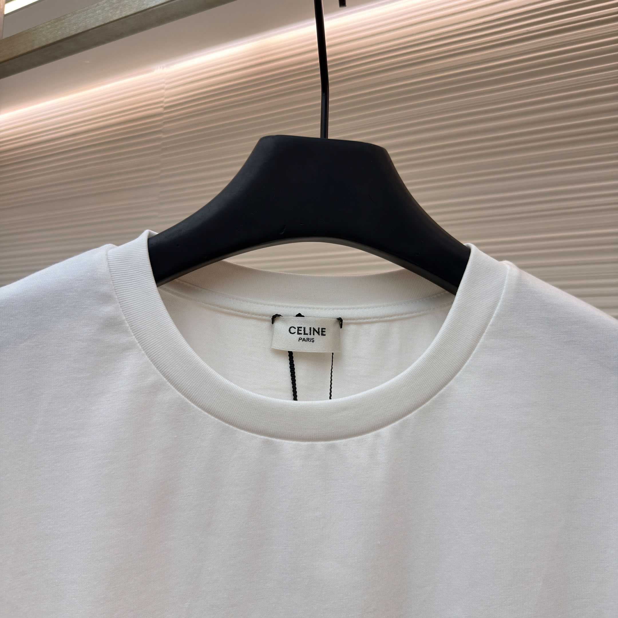 Celine T-shirt IN Cotton Jersey - FashionPlug