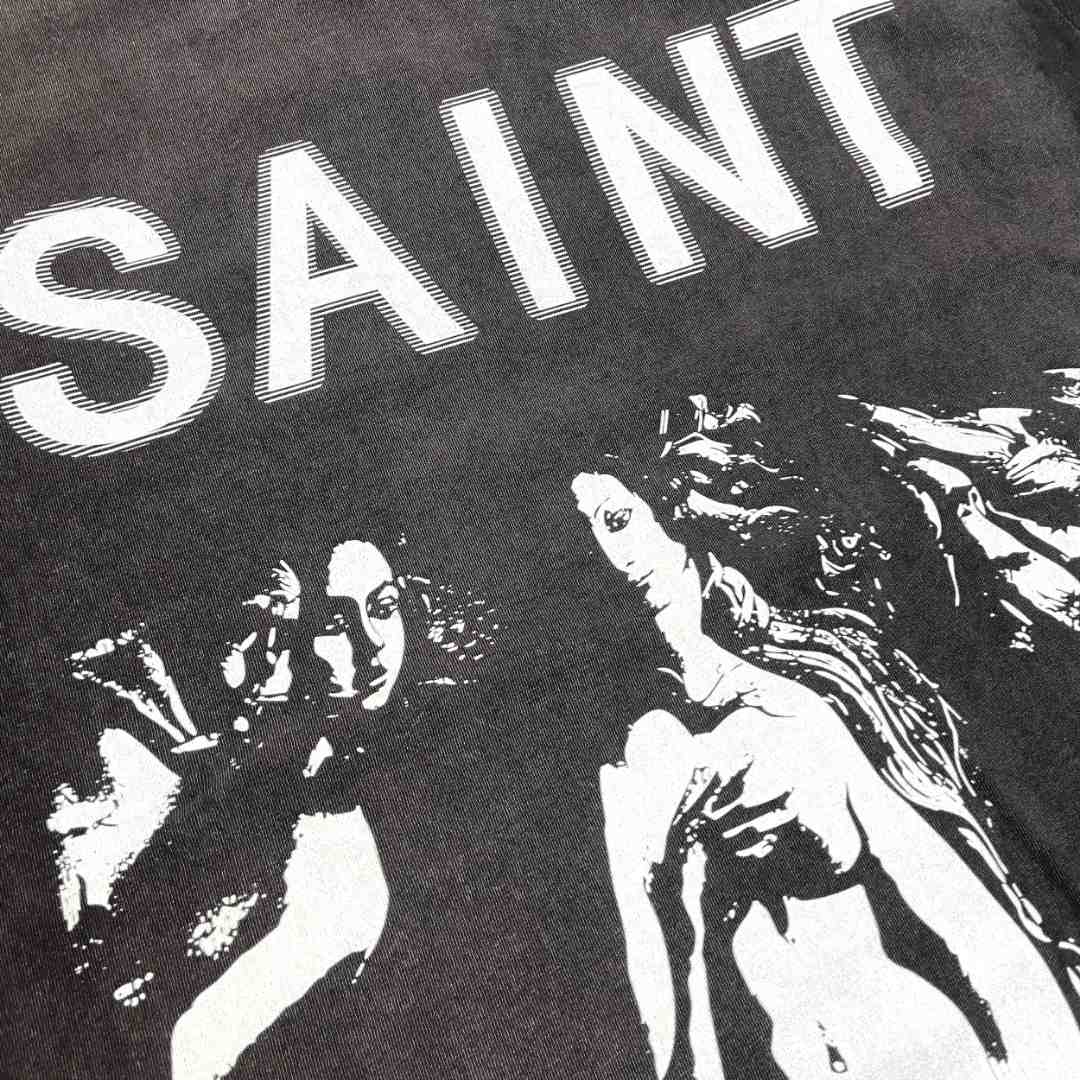 Saint Michael Printed Pattern T-shirt - FashionPlug