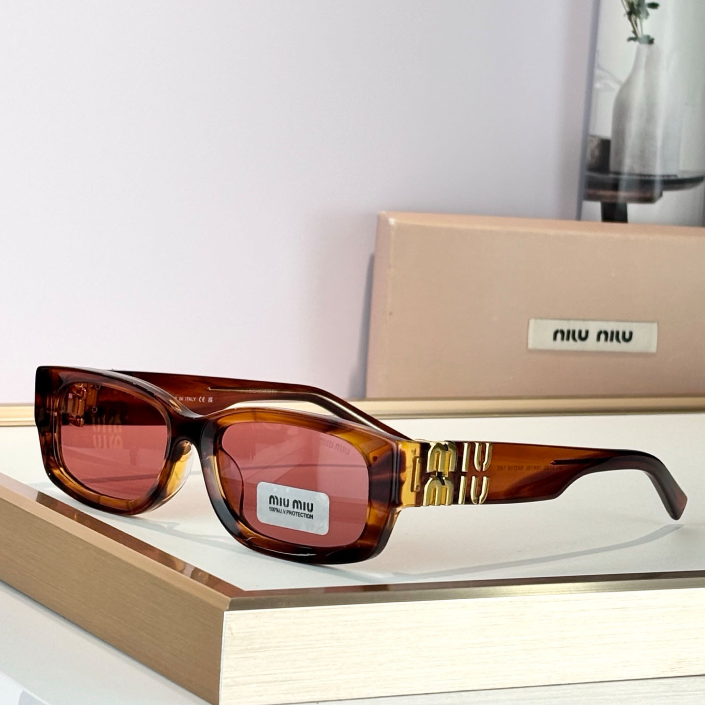 Miu Miu MU B13S Sunglasses - FashionPlug