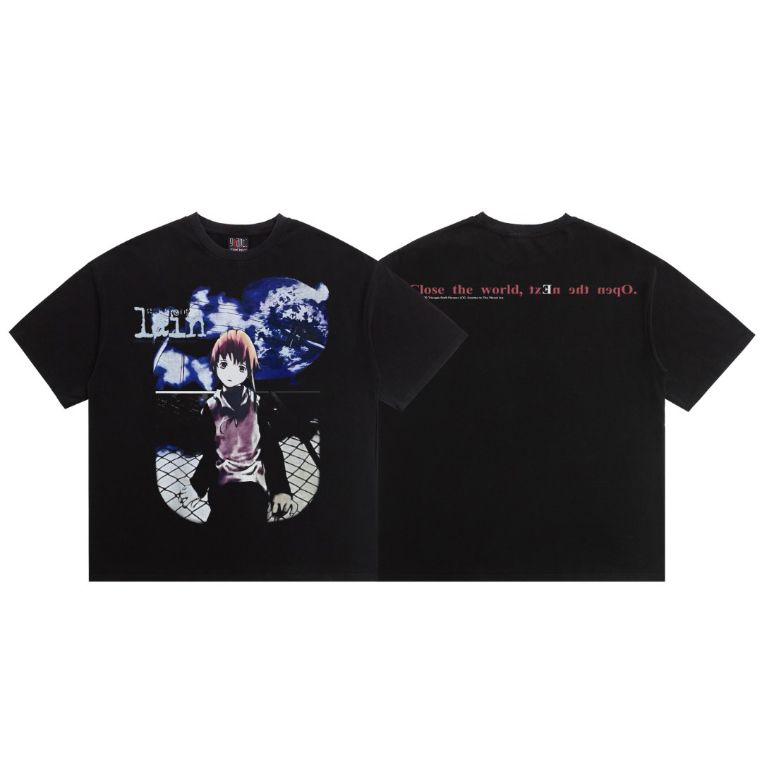 Saint Michael  Lain Short Sleeve Tee 'Black' - FashionPlug