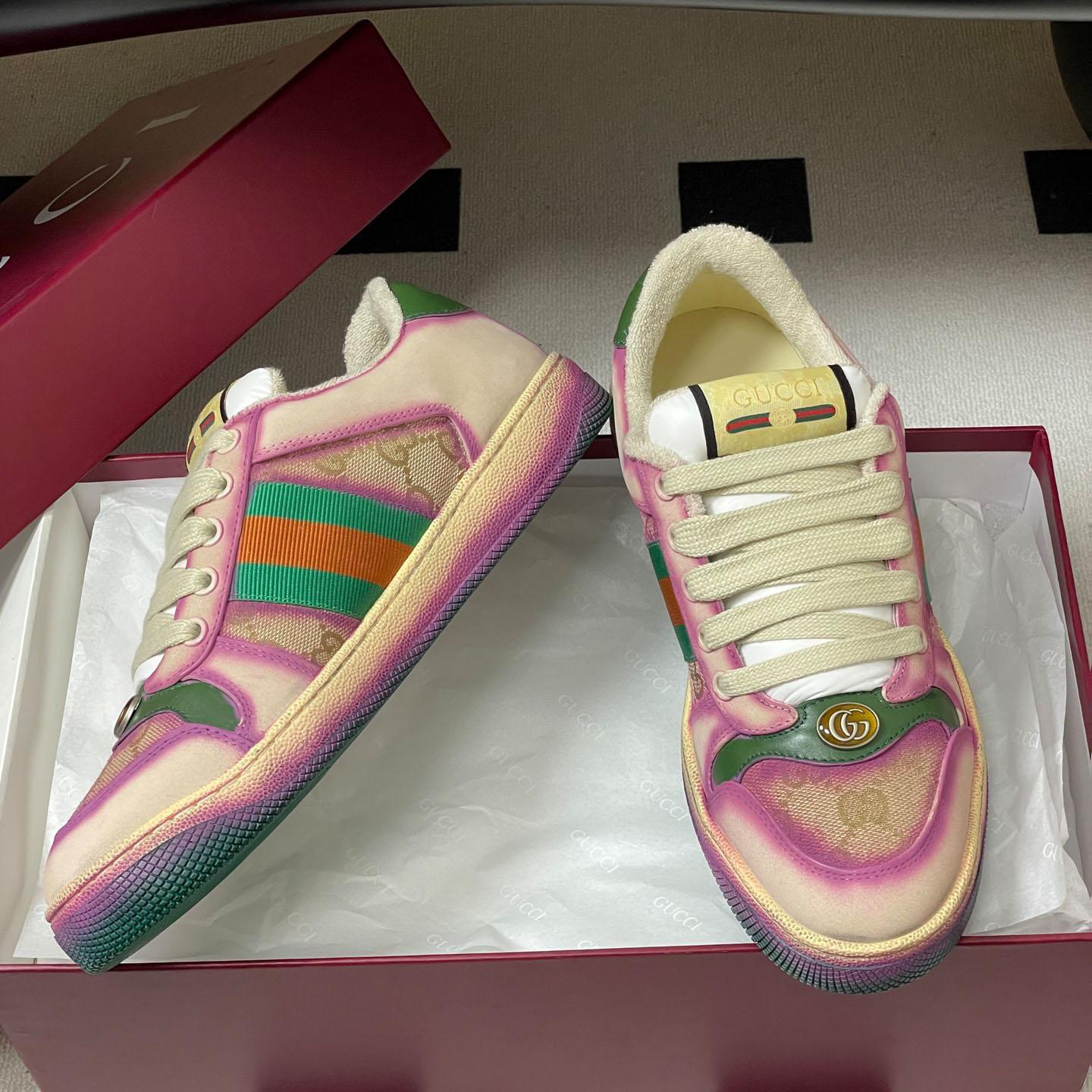 Gucci Serigraphy Screener Trainer - FashionPlug