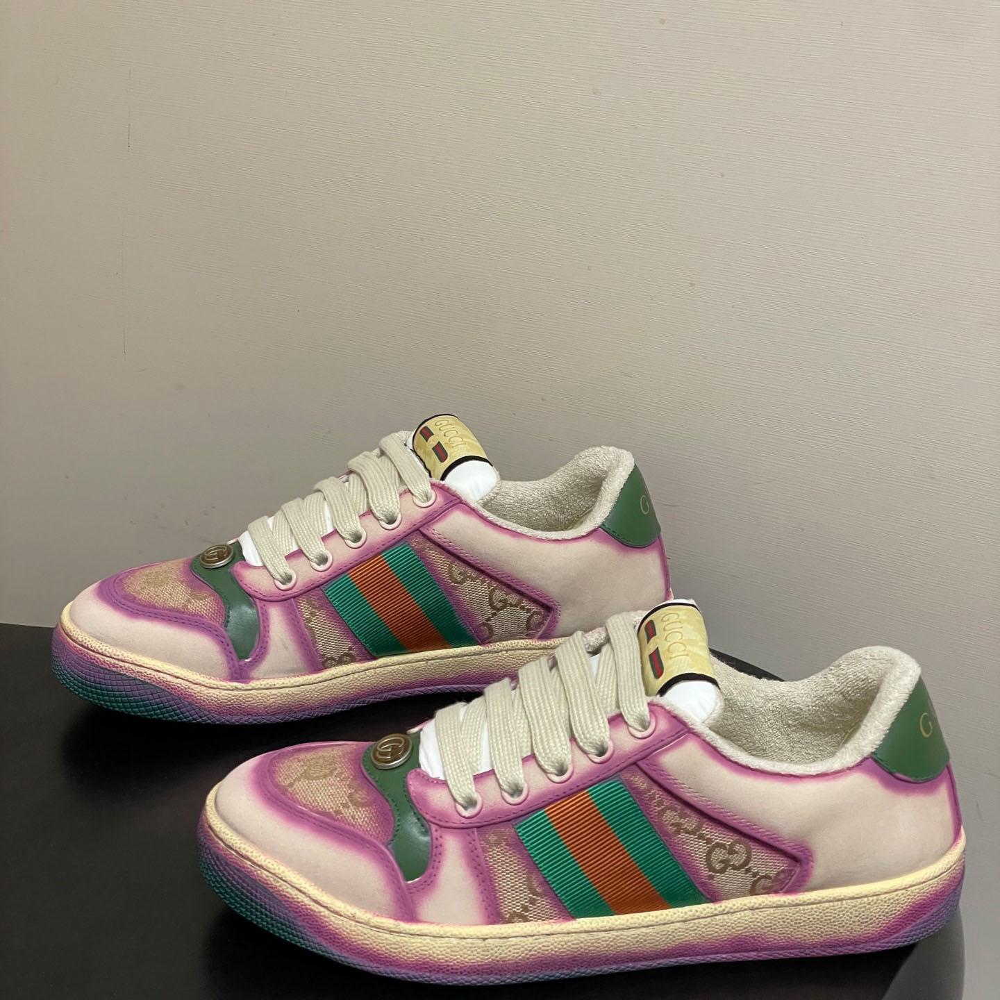 Gucci Serigraphy Screener Trainer - FashionPlug