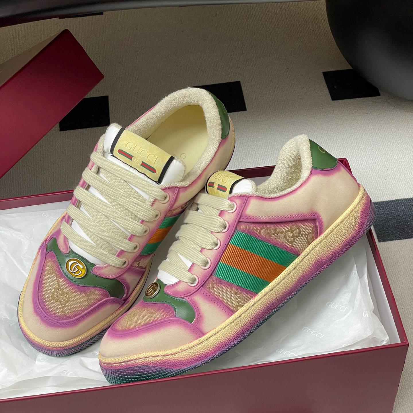 Gucci Serigraphy Screener Trainer - FashionPlug