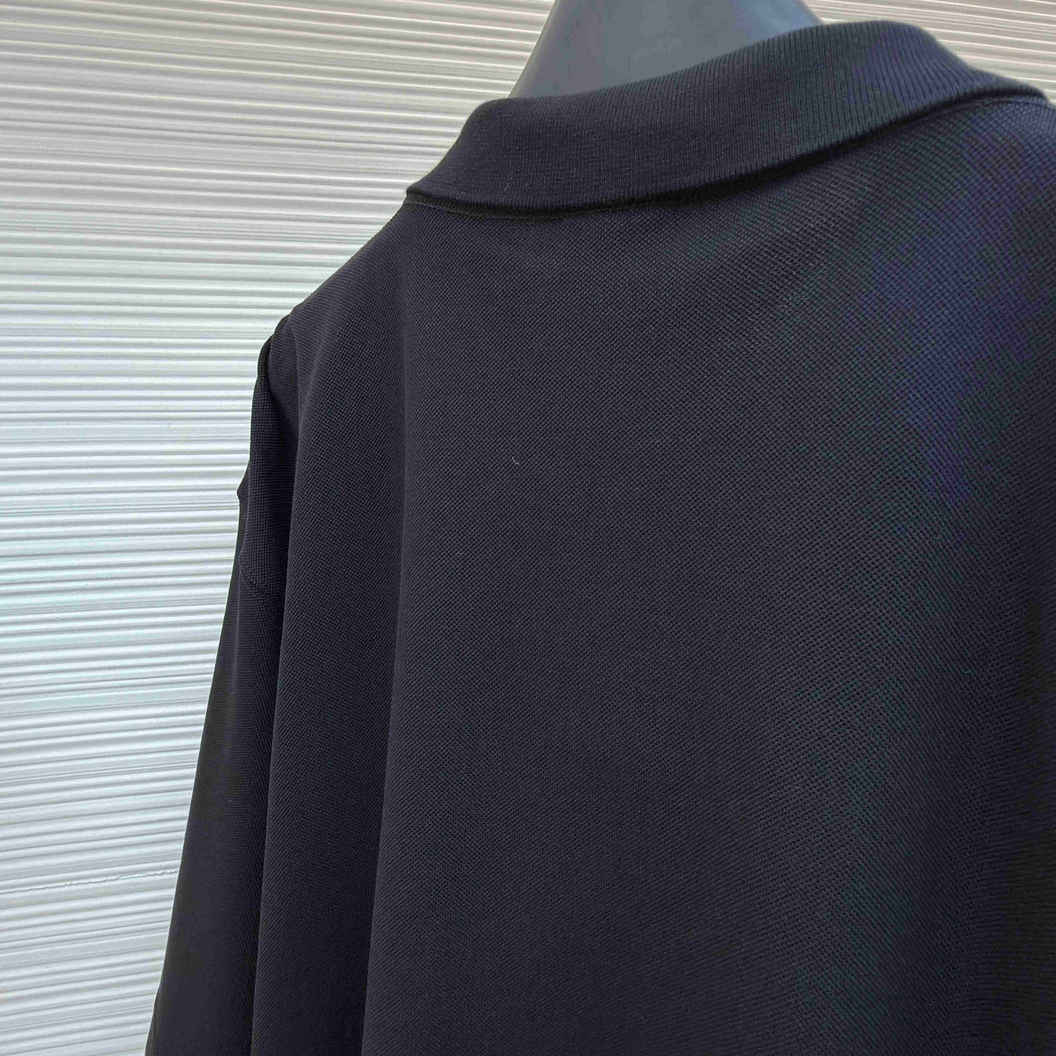 Balenciaga Laurel Classic Regular Polo In Black - FashionPlug