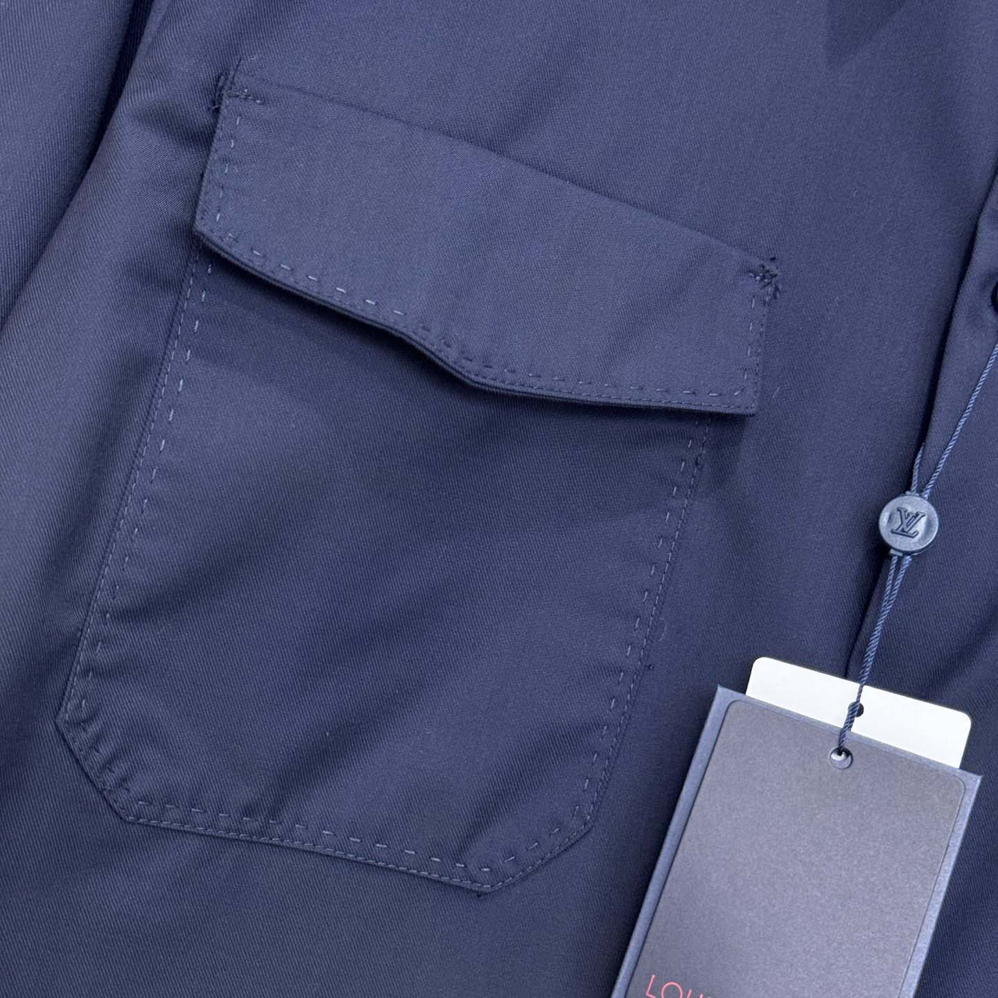 Louis Vuitton Long-Sleeved Cotton-Silk Crepe Shirt  1AJSPT - FashionPlug