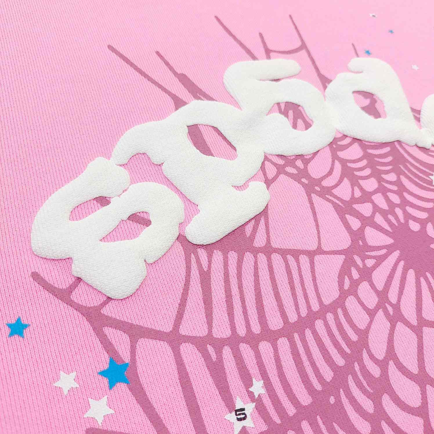 Sp5der OG Web Hoodie 'Pink' - FashionPlug