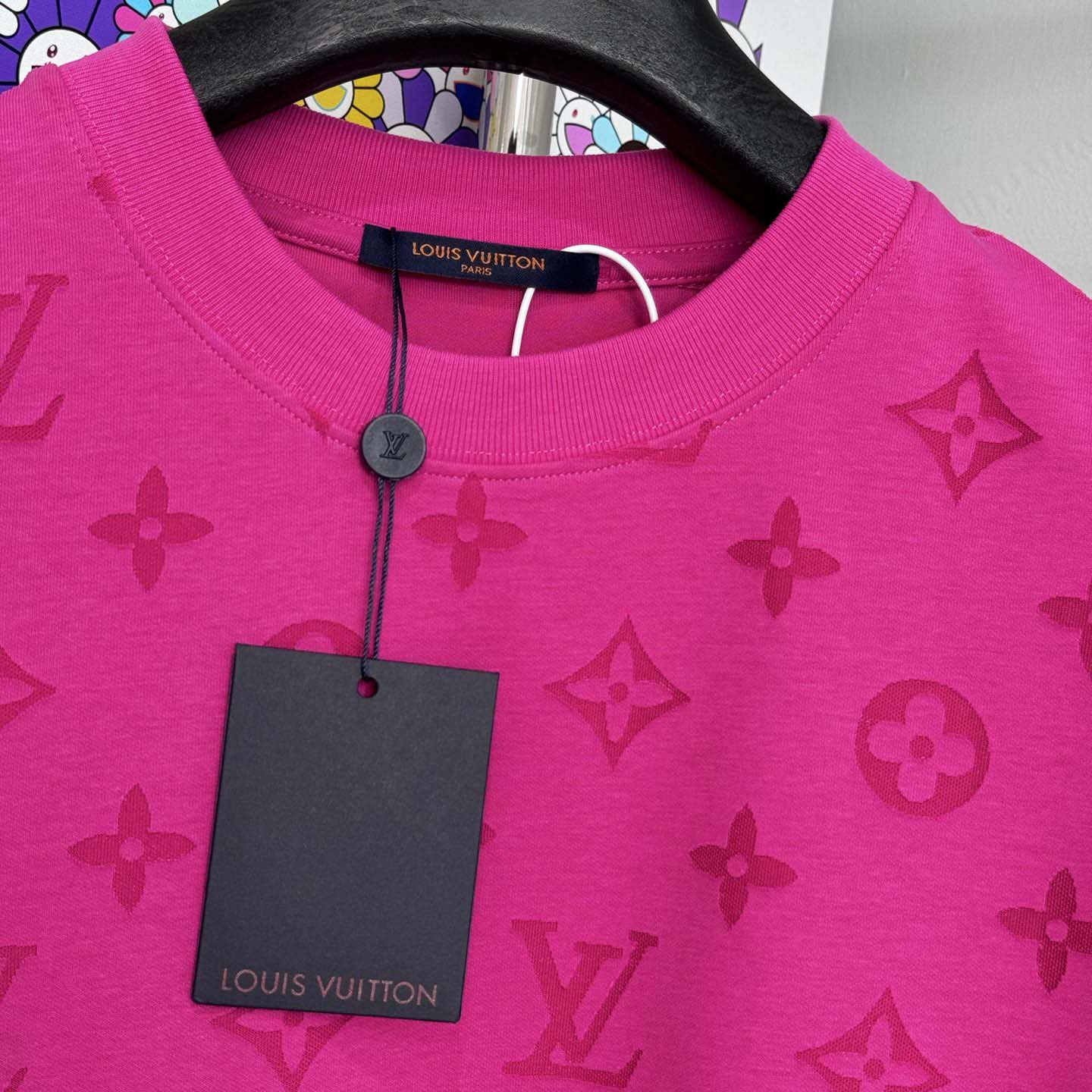 Louis Vuitton Monogram Short-Sleeved Crewneck - FashionPlug