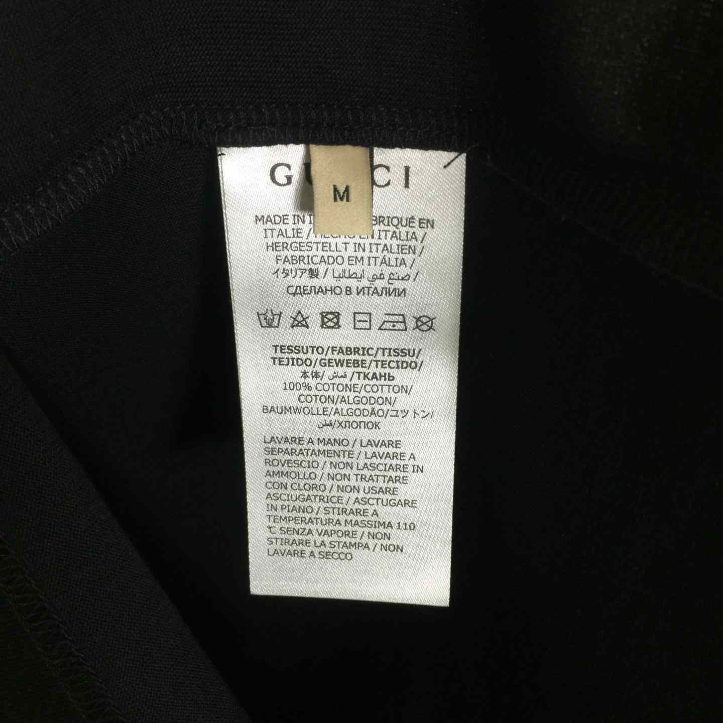 Gucci Jersey T-shirt With Print  - FashionPlug