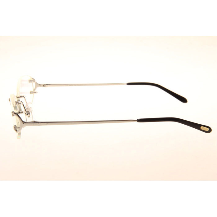 Cartier CT 4193831 Eyeglasses In Silver - FashionPlug