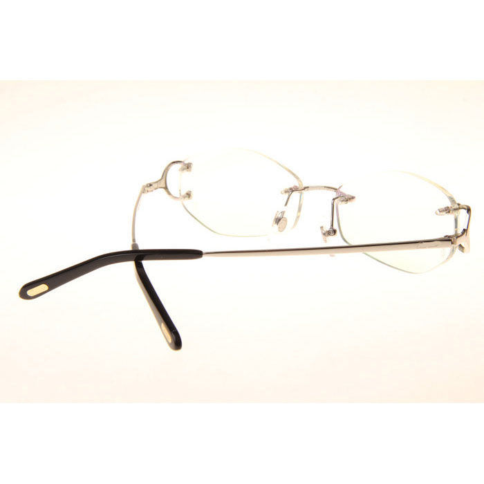 Cartier CT 4193831 Eyeglasses In Silver - FashionPlug