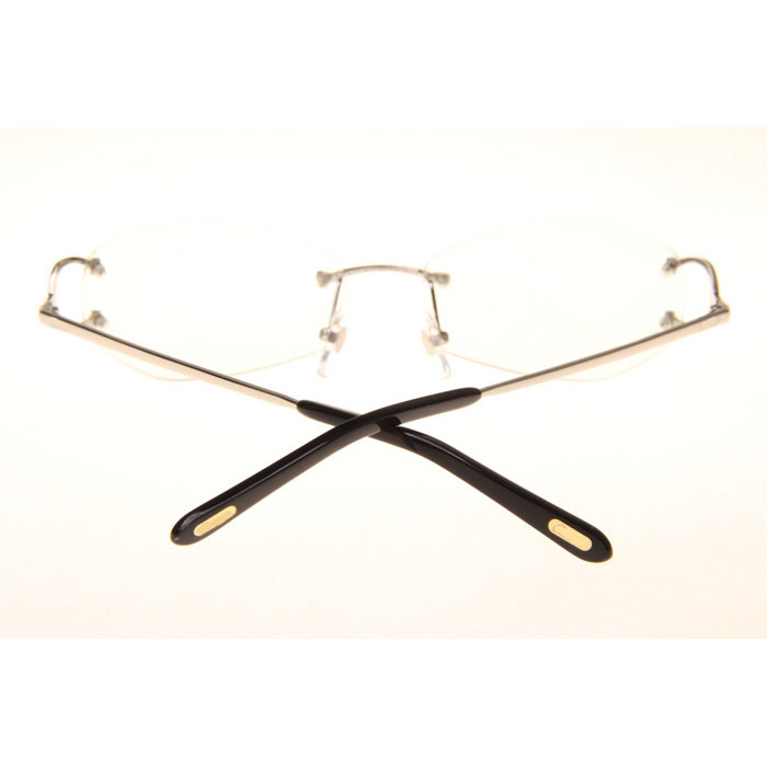 Cartier CT 4193831 Eyeglasses In Silver - FashionPlug