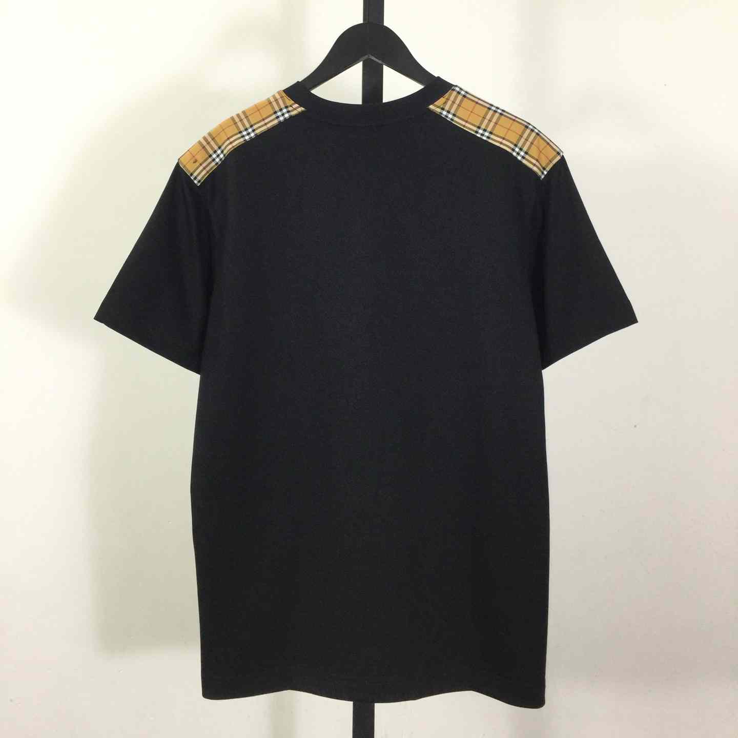 Burberry Check Cotton T-shirt - FashionPlug
