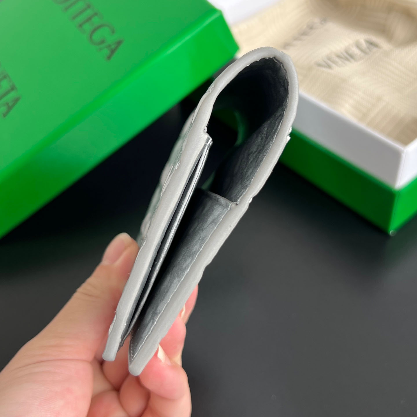 Bottega Veneta Intrecciato Passport Case - FashionPlug