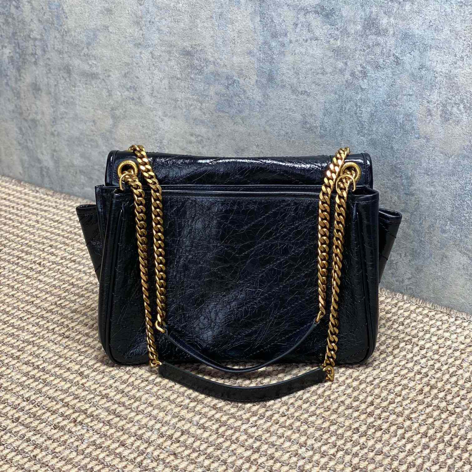 Saint Laurent NIKI TRIPOUCH In Vintage Leather - FashionPlug