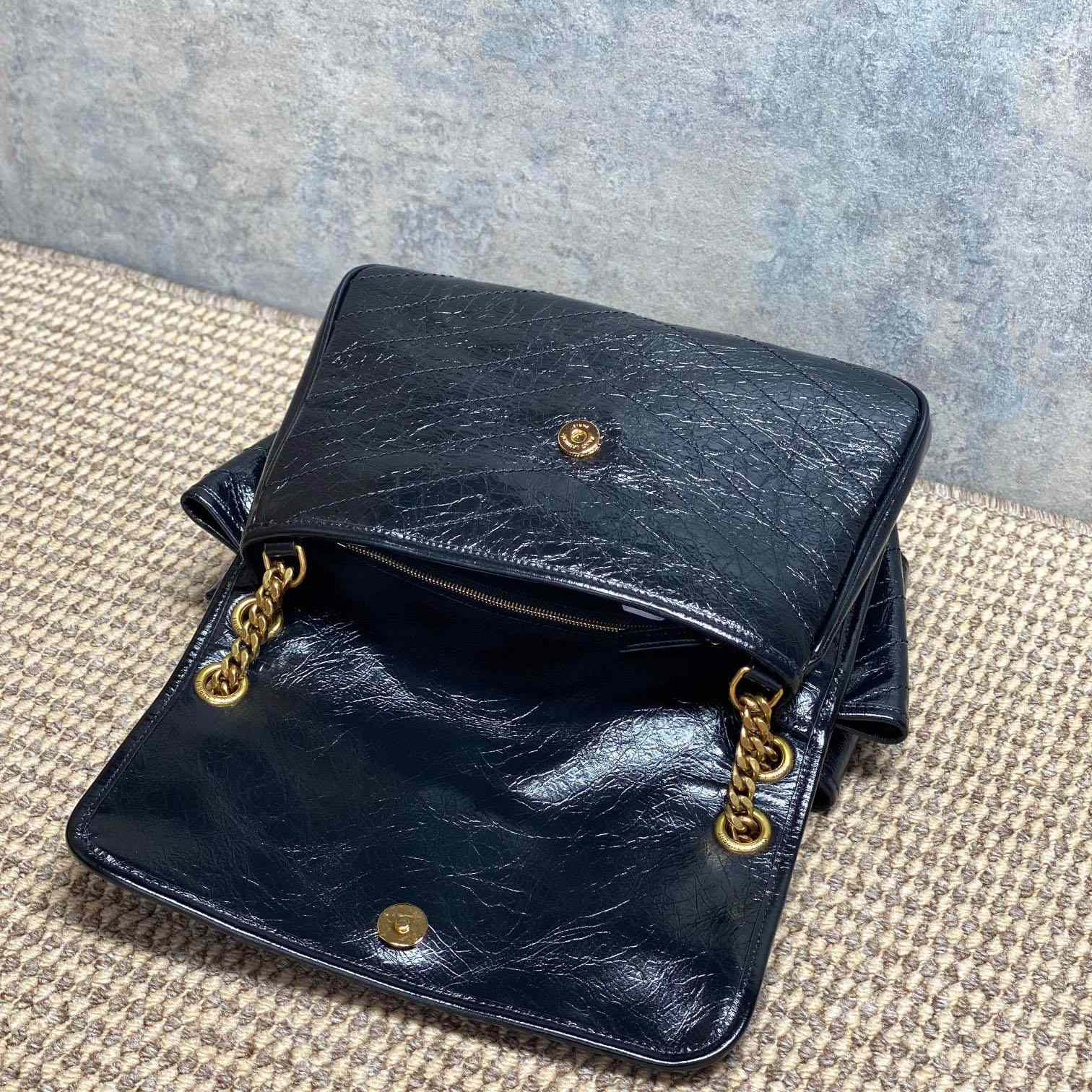 Saint Laurent NIKI TRIPOUCH In Vintage Leather - FashionPlug