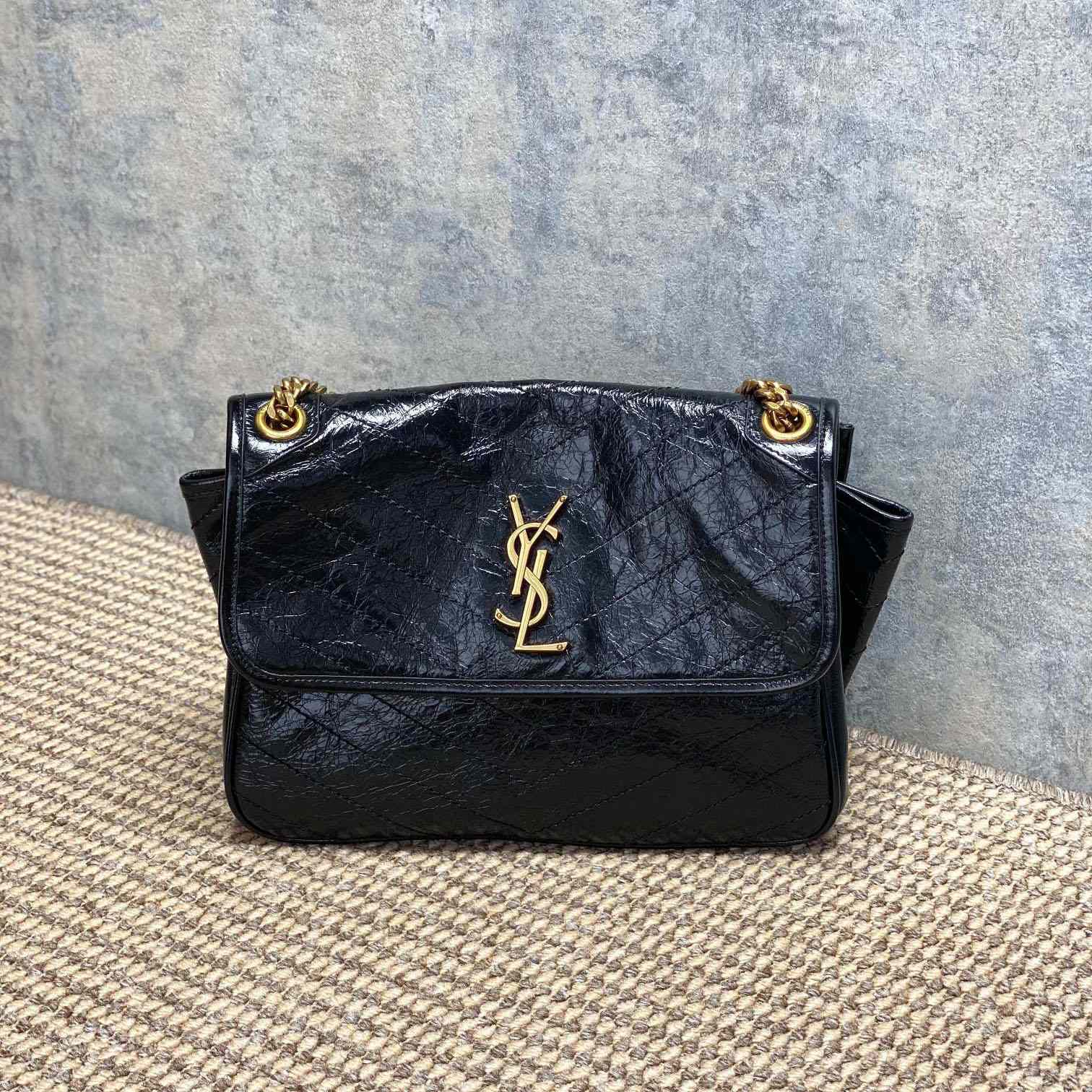 Saint Laurent NIKI TRIPOUCH In Vintage Leather - FashionPlug
