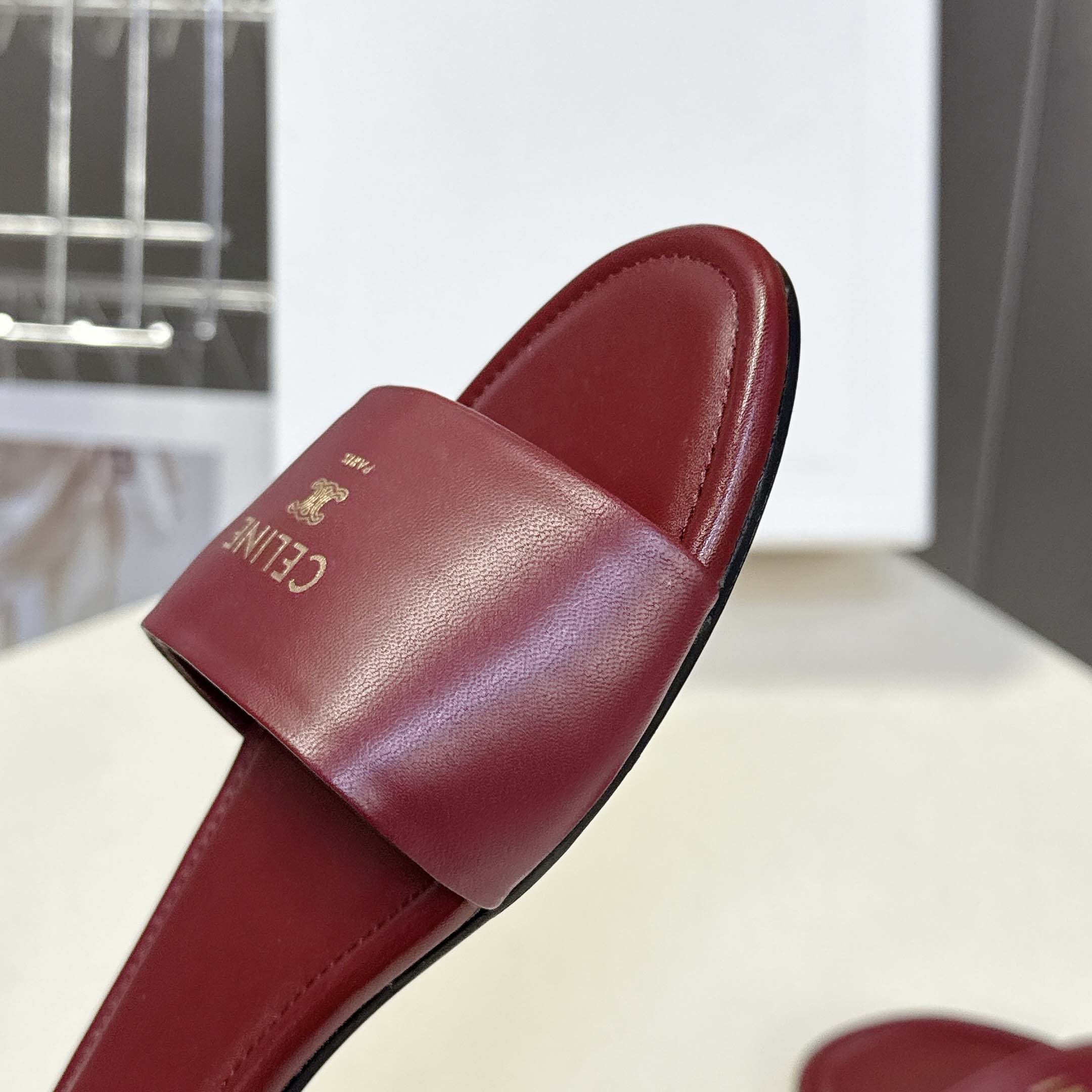 Celine Coast Mule In Lambskin - FashionPlug