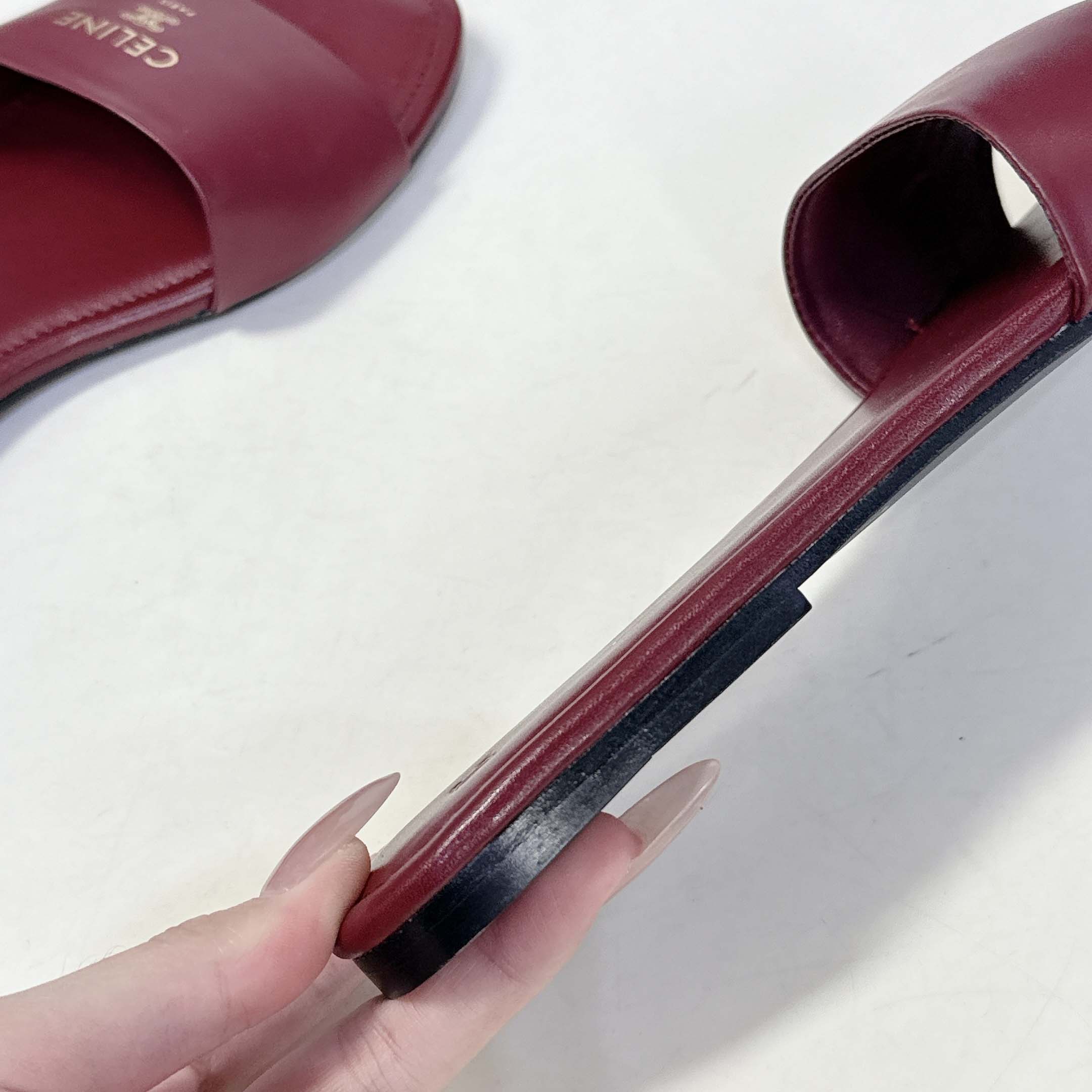 Celine Coast Mule In Lambskin - FashionPlug