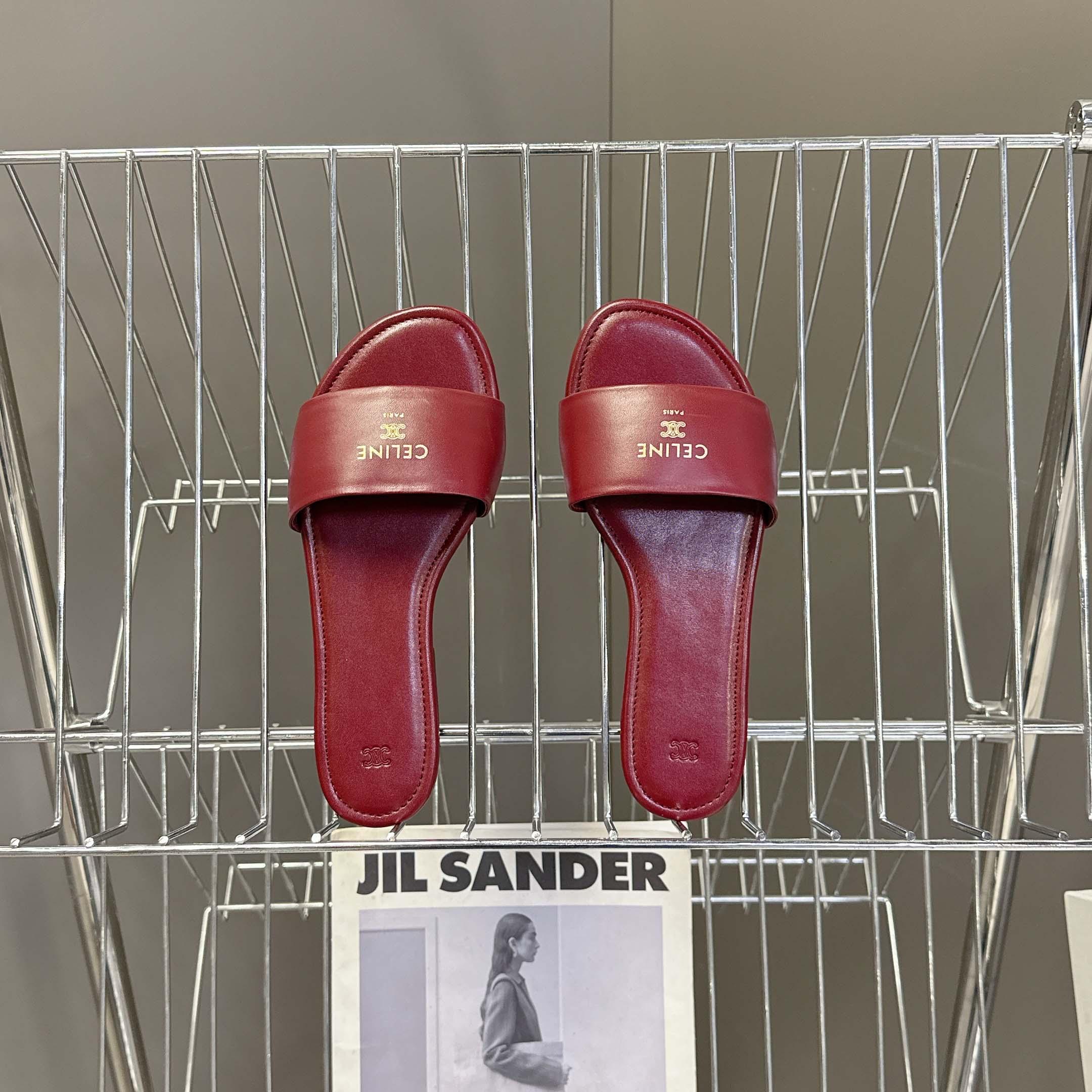 Celine Coast Mule In Lambskin - FashionPlug