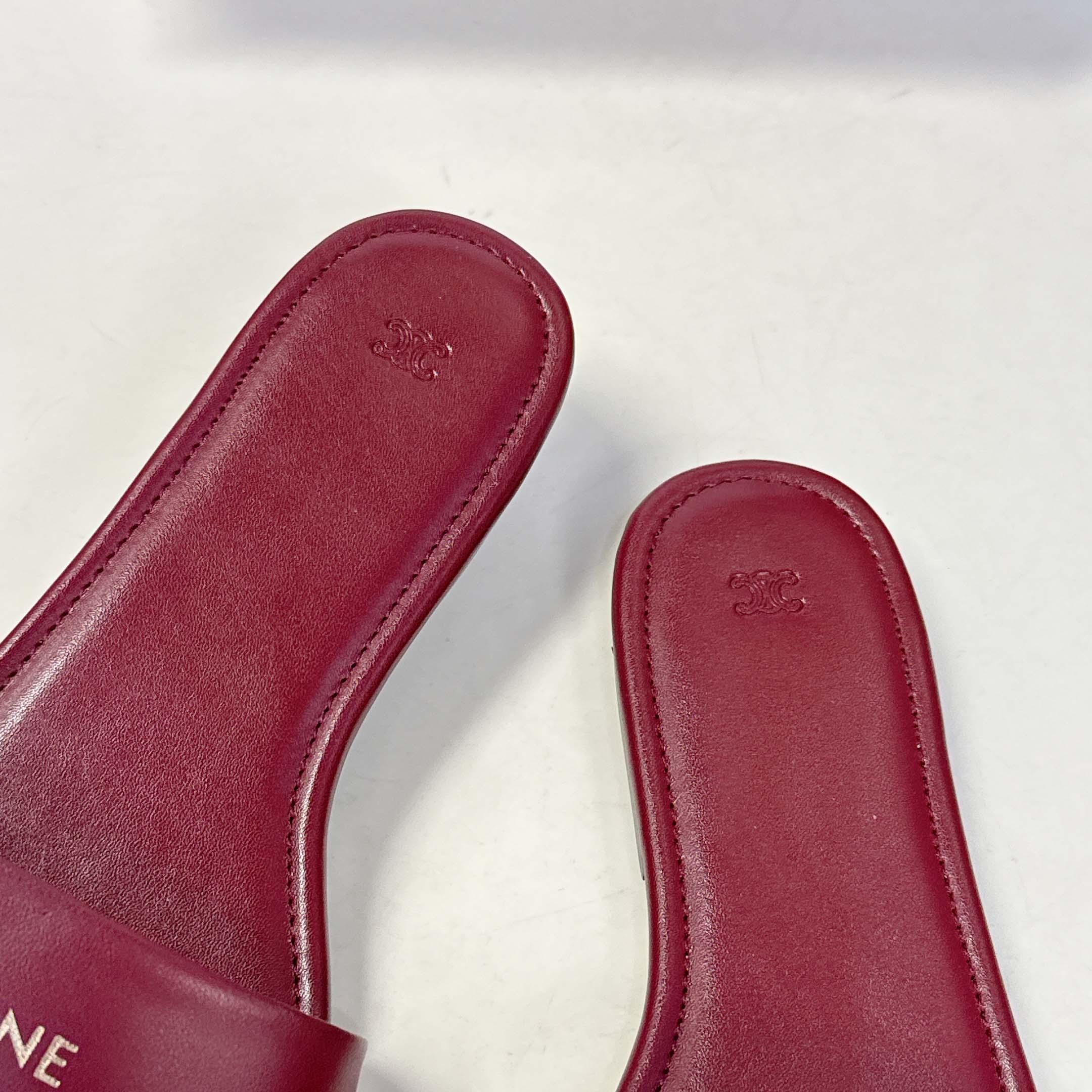 Celine Coast Mule In Lambskin - FashionPlug