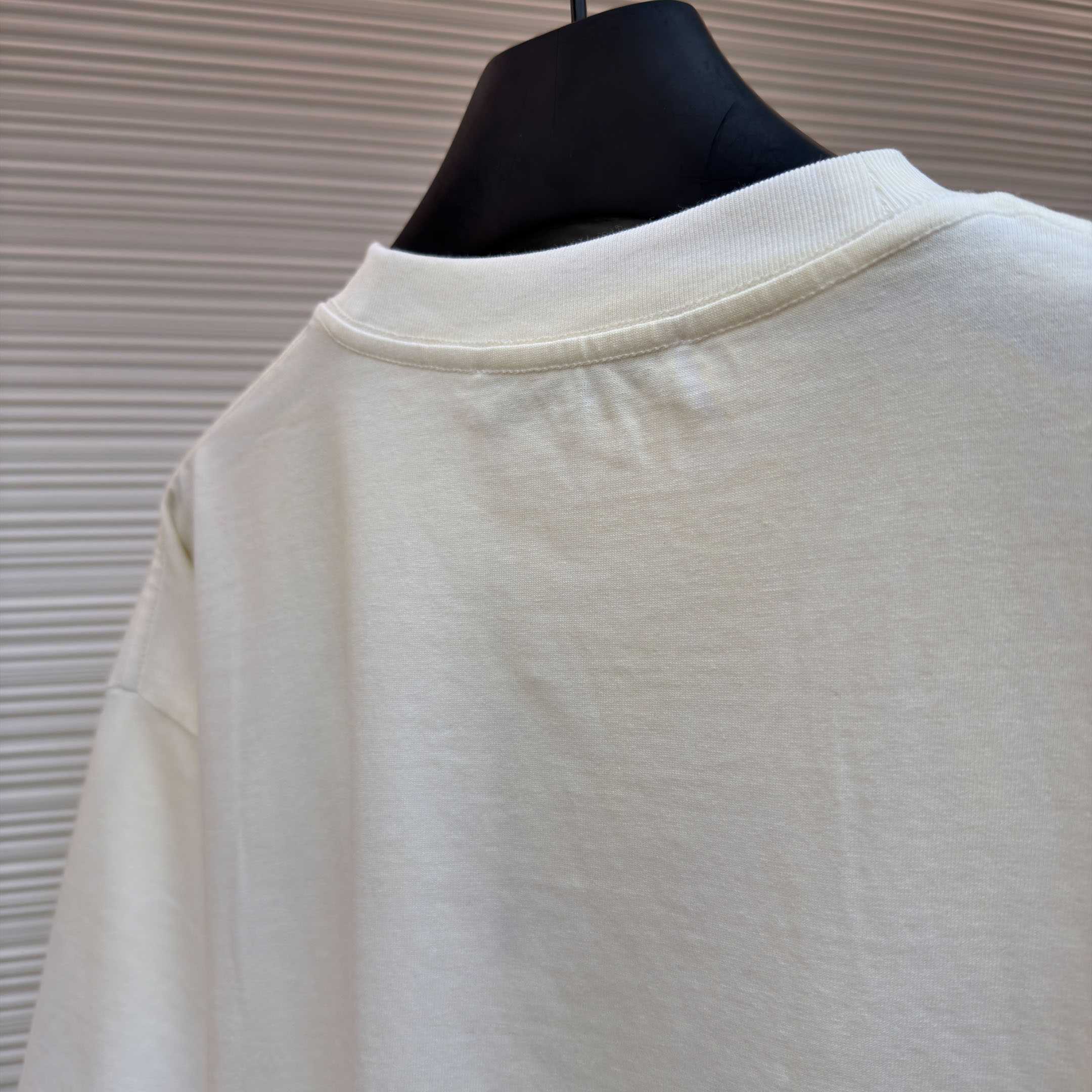 Acne Studios   LAYERED LOGO T-SHIRT  - FashionPlug