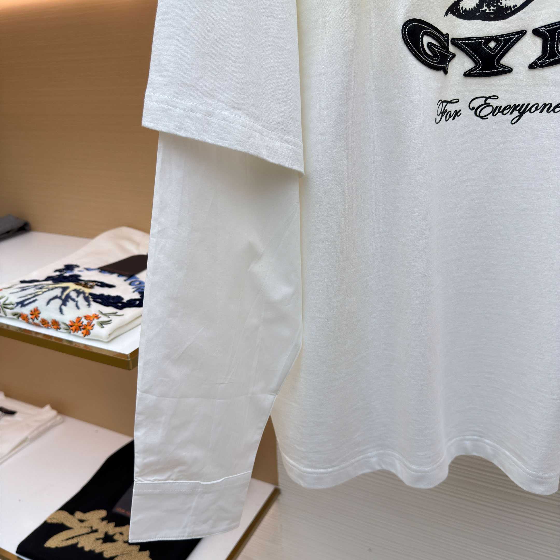 Acne Studios   LAYERED LOGO T-SHIRT  - FashionPlug