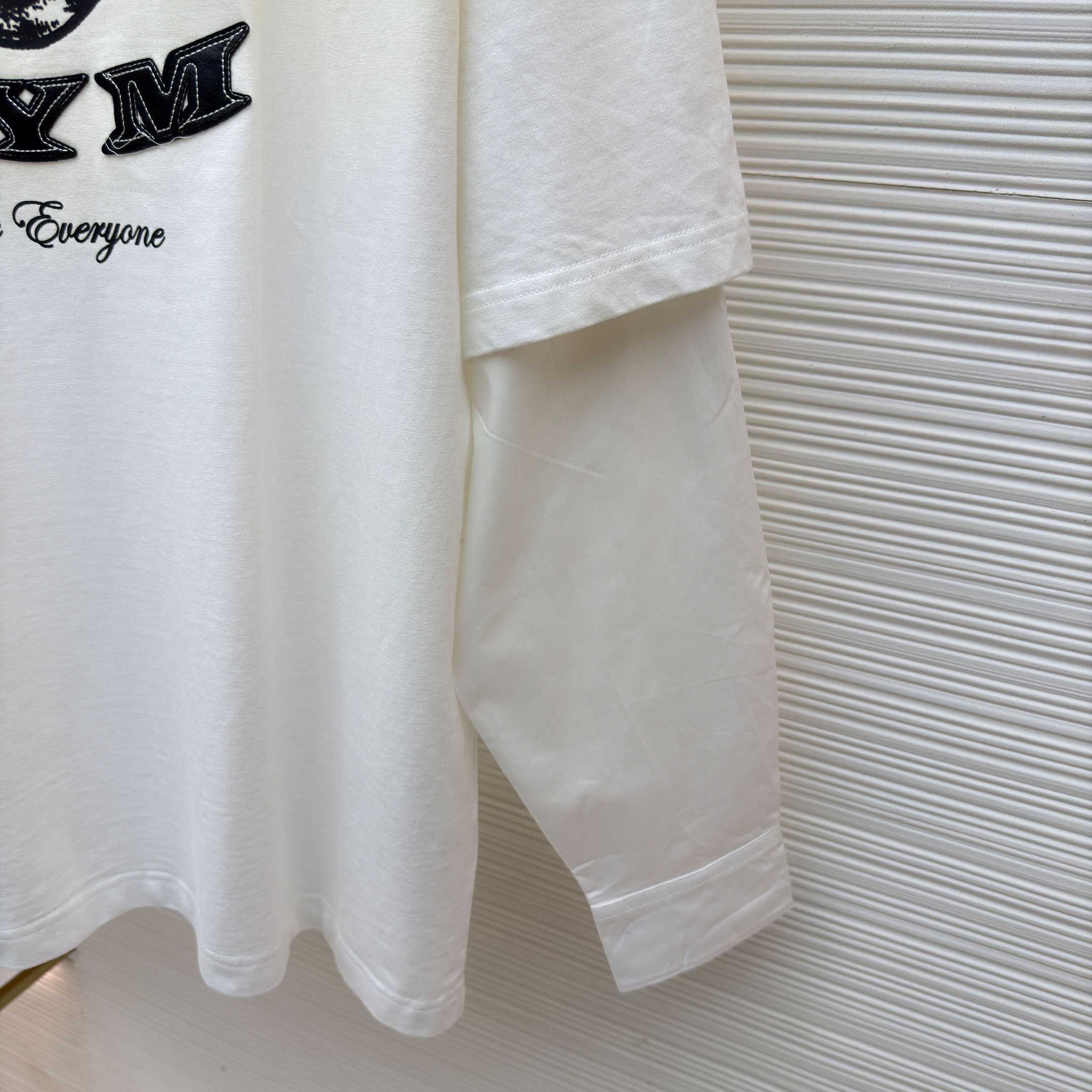 Acne Studios   LAYERED LOGO T-SHIRT  - FashionPlug