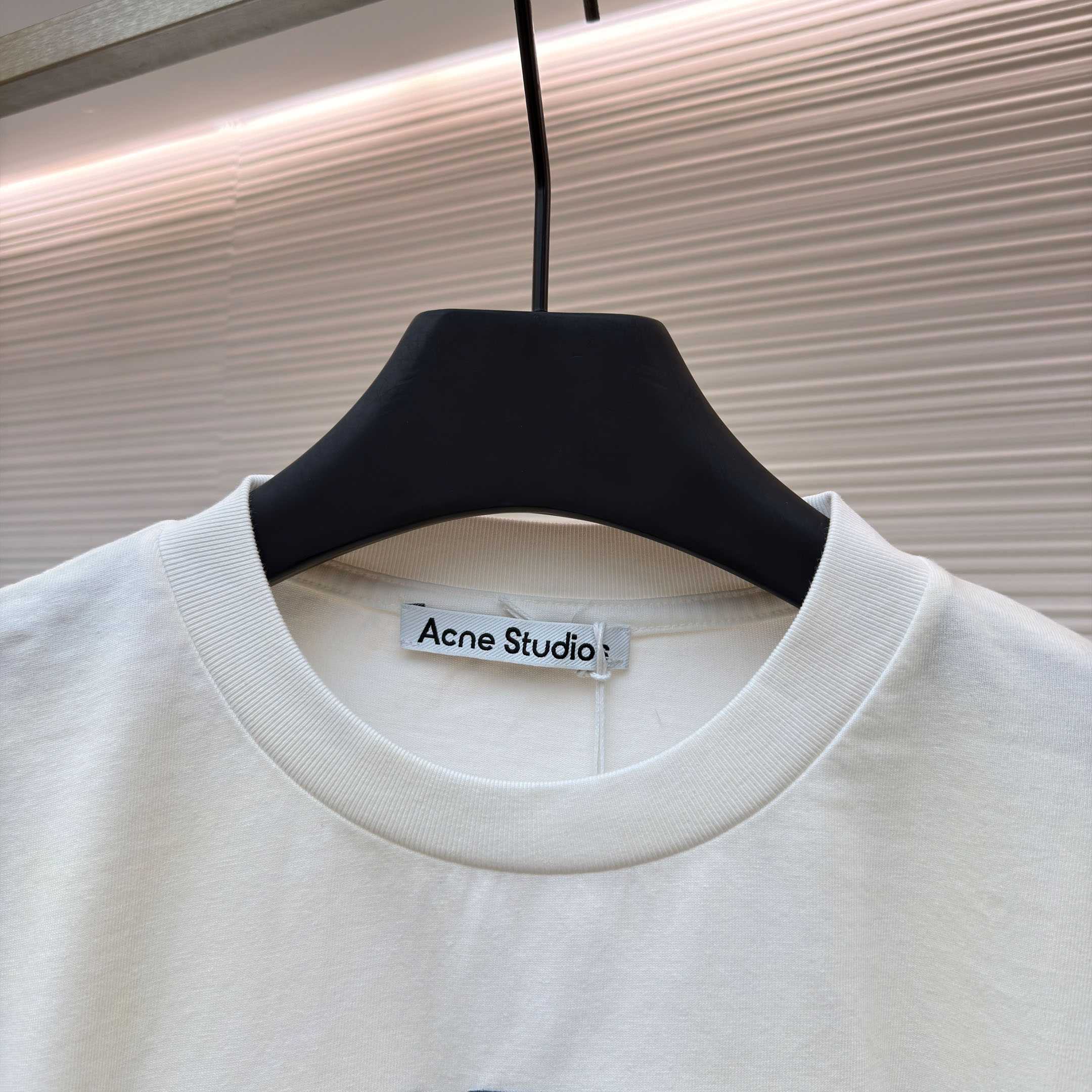 Acne Studios   LAYERED LOGO T-SHIRT  - FashionPlug