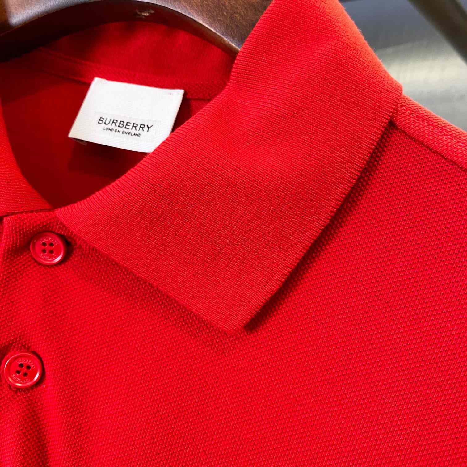 Burberry Cotton Polo Shirt - FashionPlug