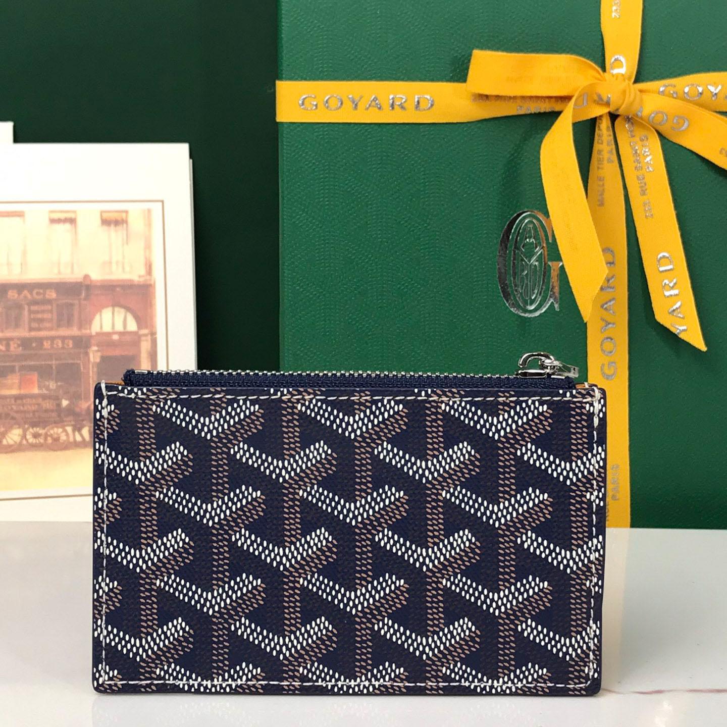 Goyard Bourbon Zipped Card Holder - FashionPlug