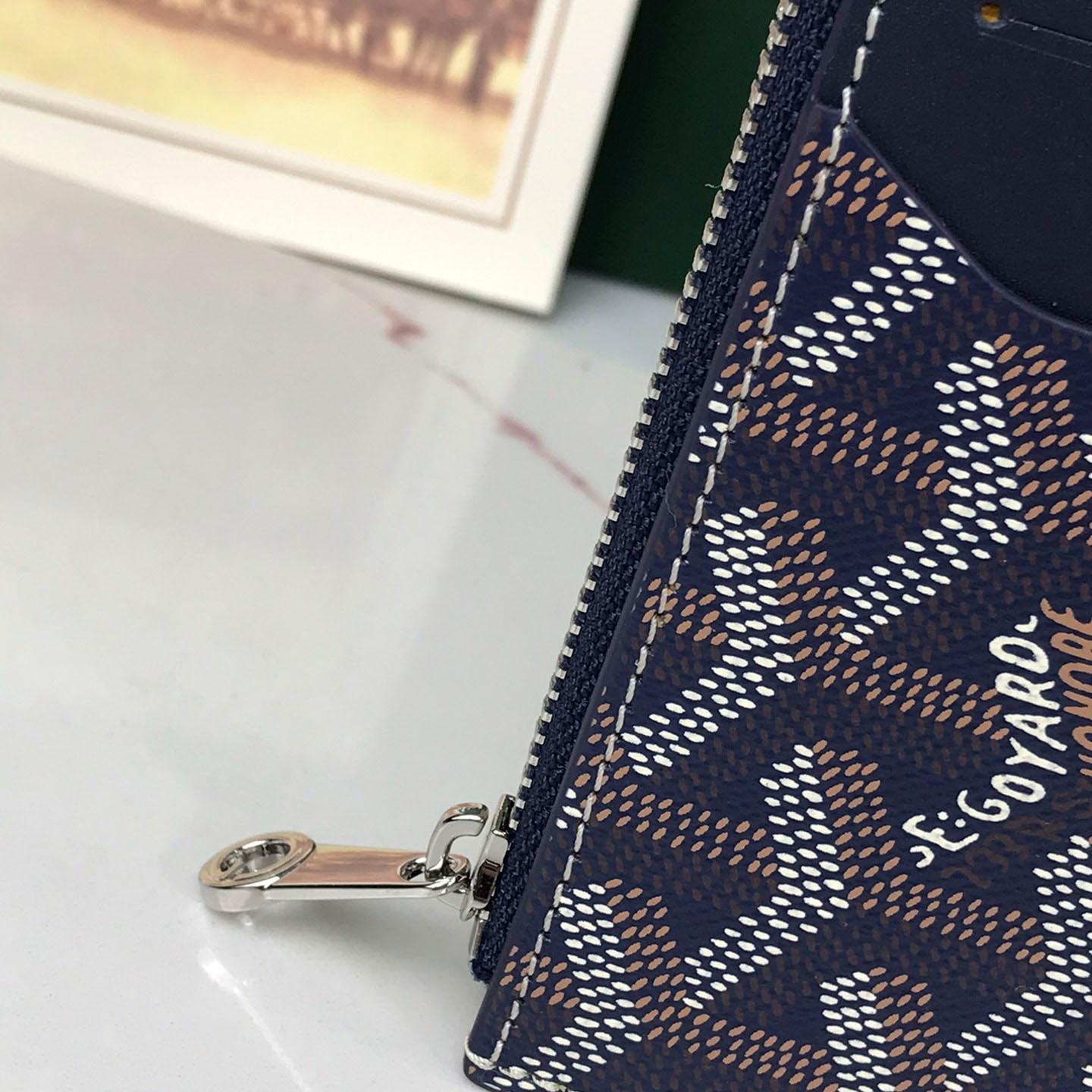 Goyard Bourbon Zipped Card Holder - FashionPlug
