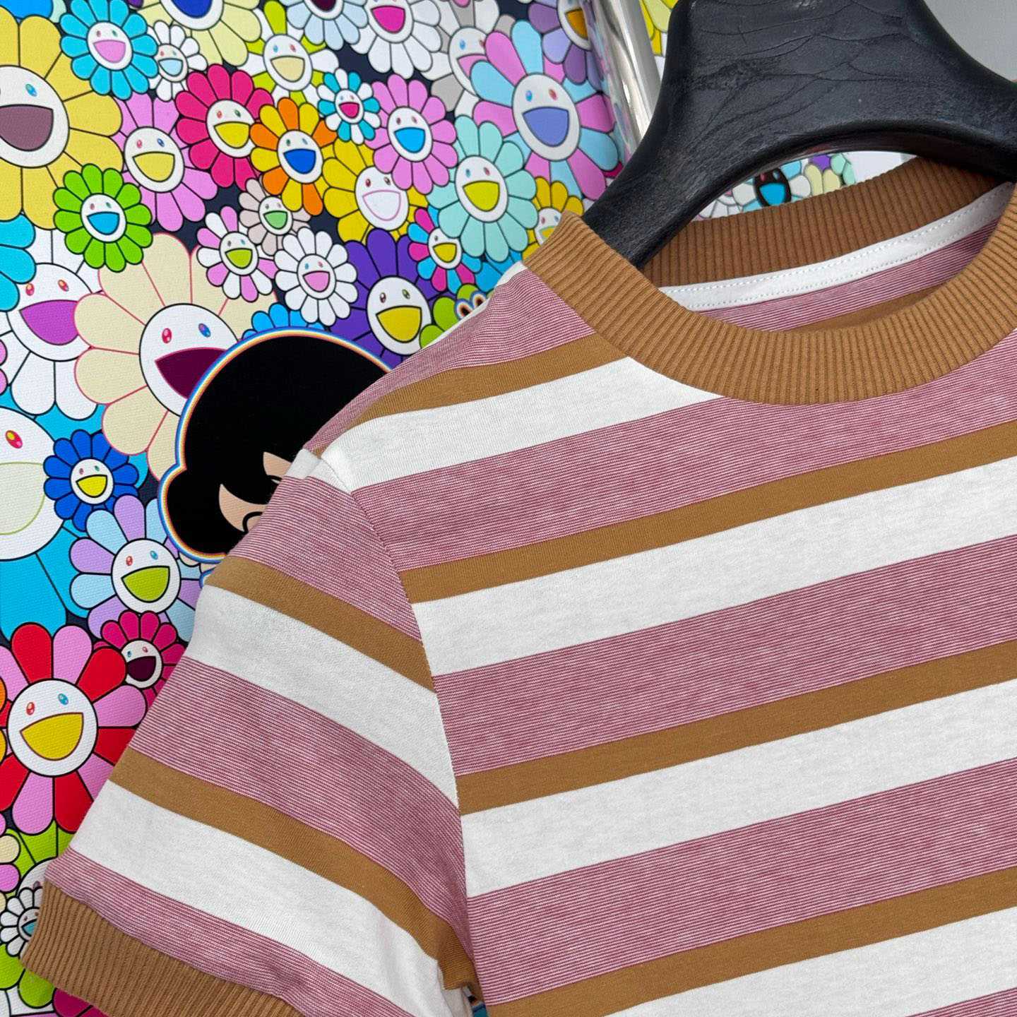 Prada Bayadere stripe jersey T-shirt  - FashionPlug