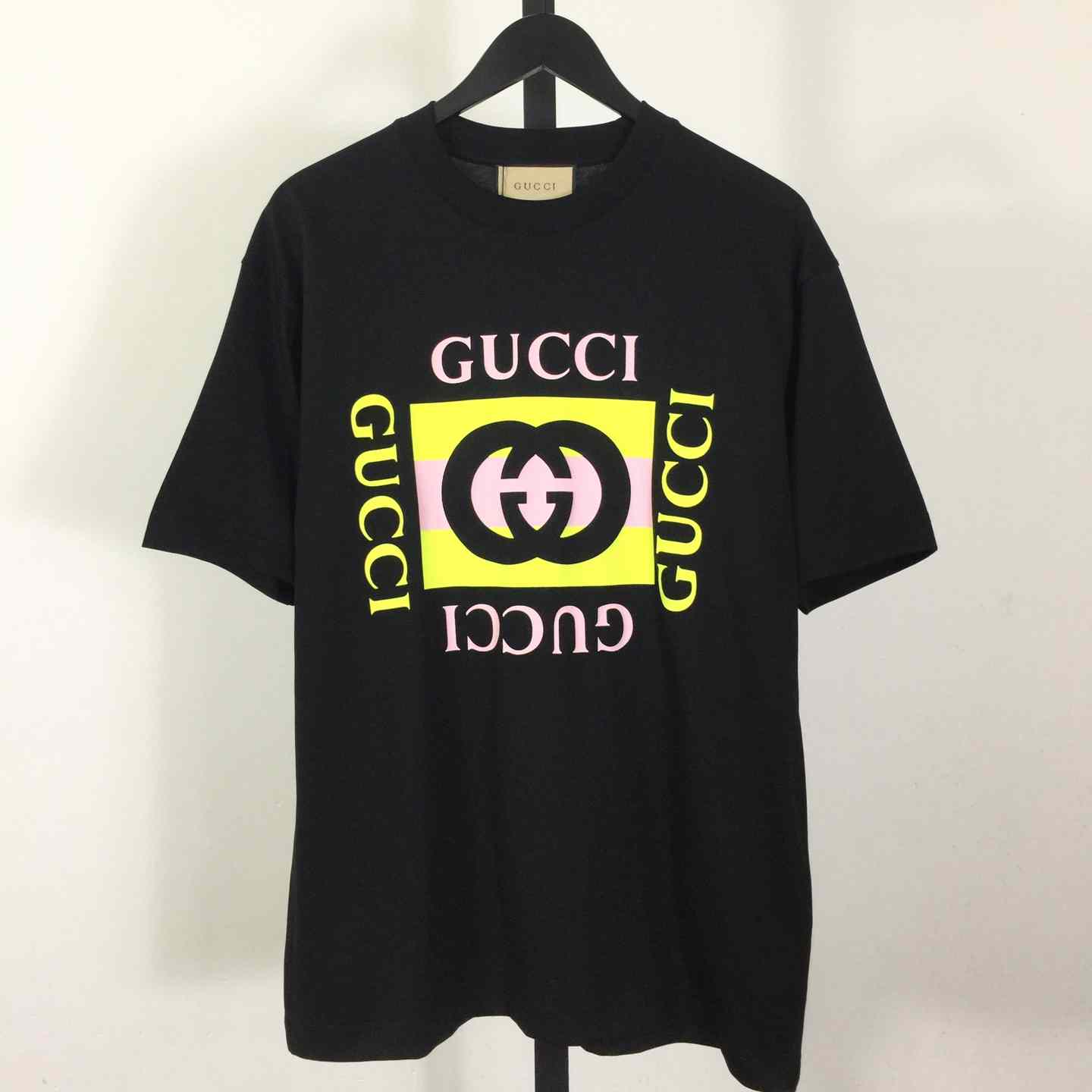 Gucci Jersey T-shirt With Print  - FashionPlug