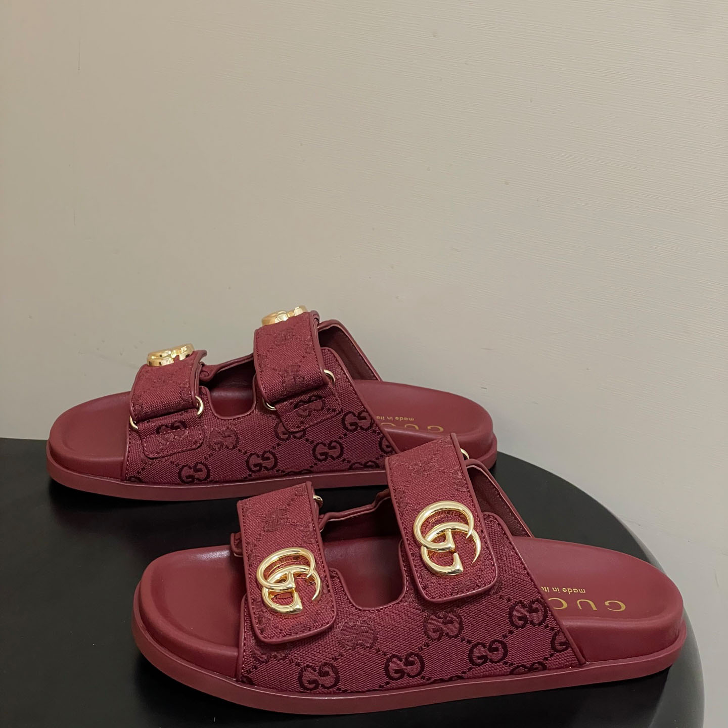 Gucci Sandal With Double G - FashionPlug