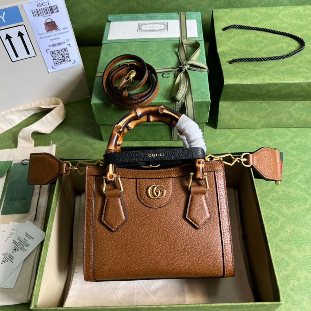 Gucci Gucci Diana Small Tote Bag  702732 - FashionPlug