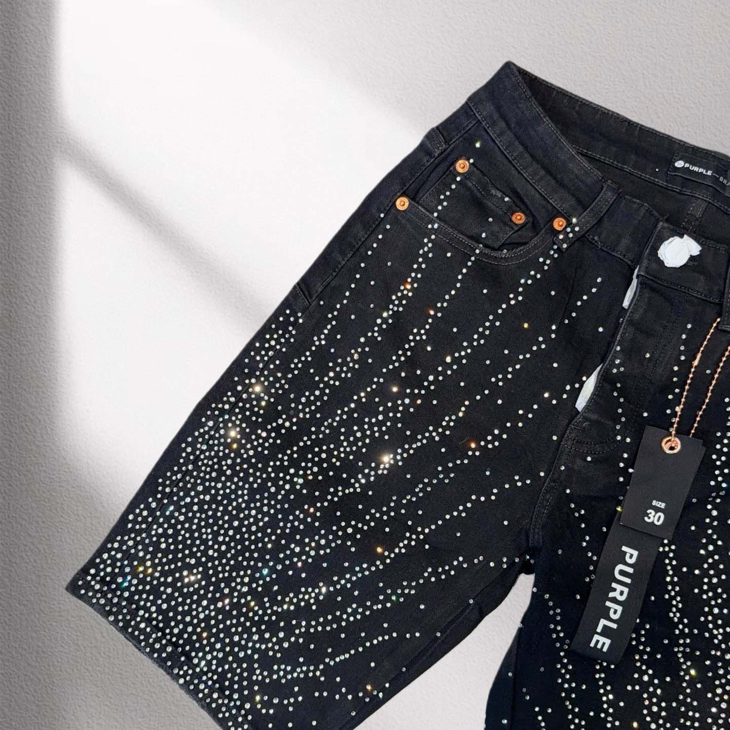 Purple-Brand Shorts    20287 - FashionPlug