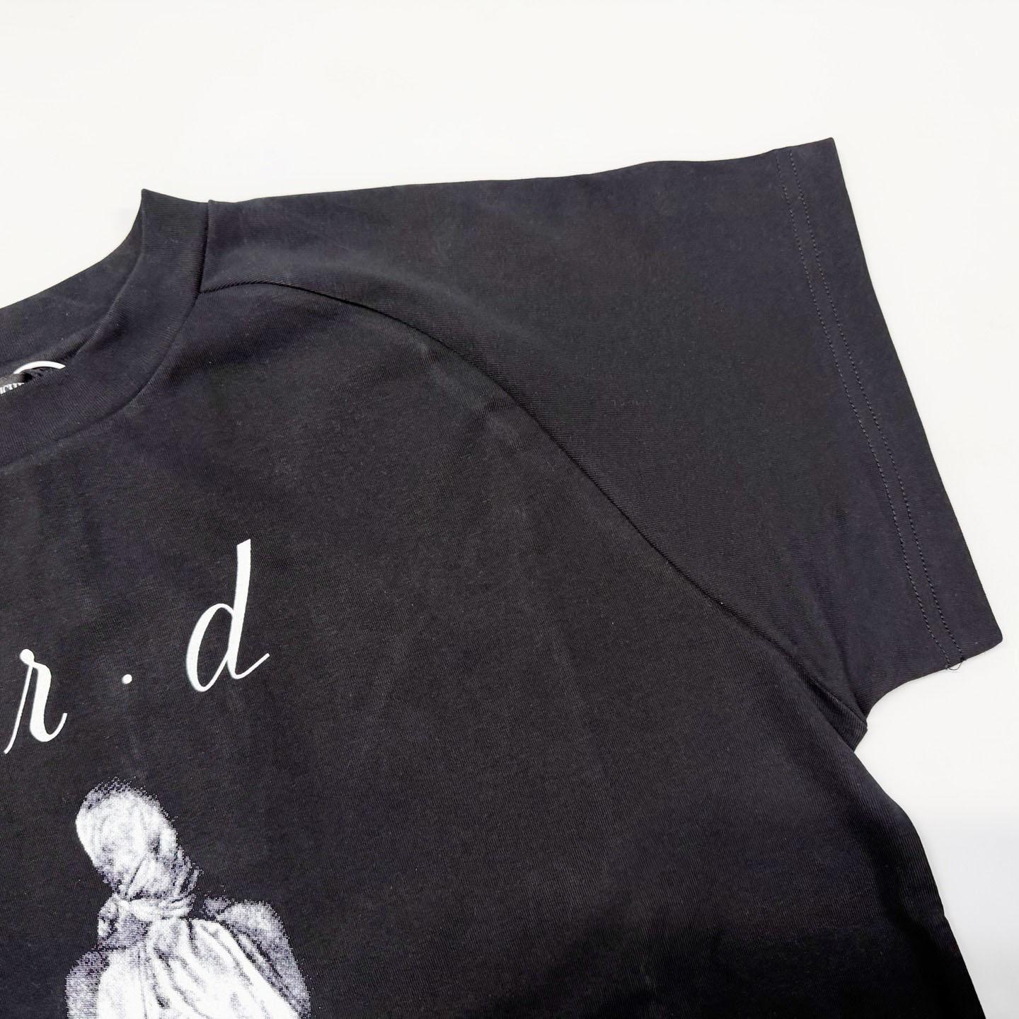 Enfants Riches Déprimés Woman In Sheet Raglan T-Shirt 'Faded Black' - FashionPlug