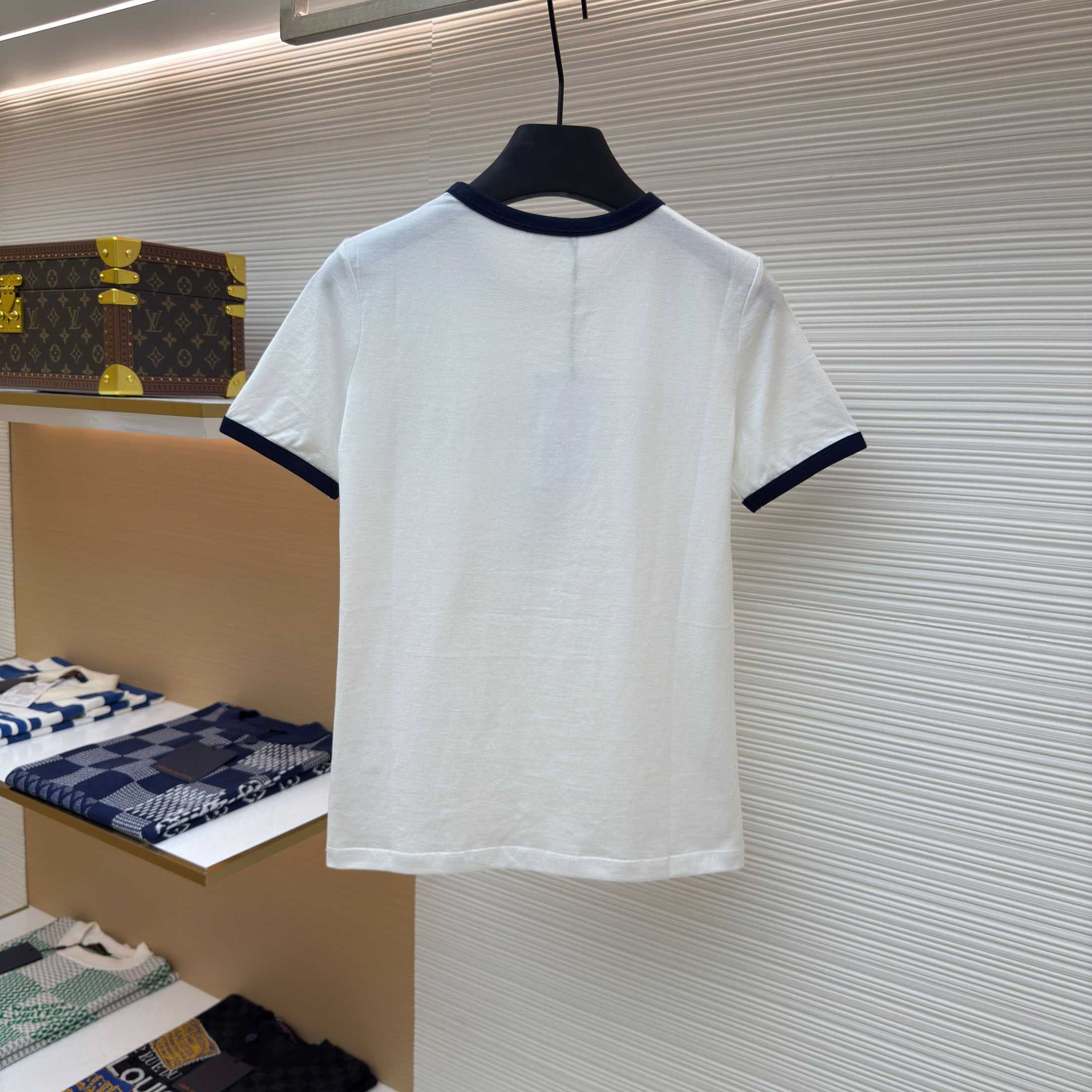 celine Paris T-shirt In Cotton Jersey - FashionPlug