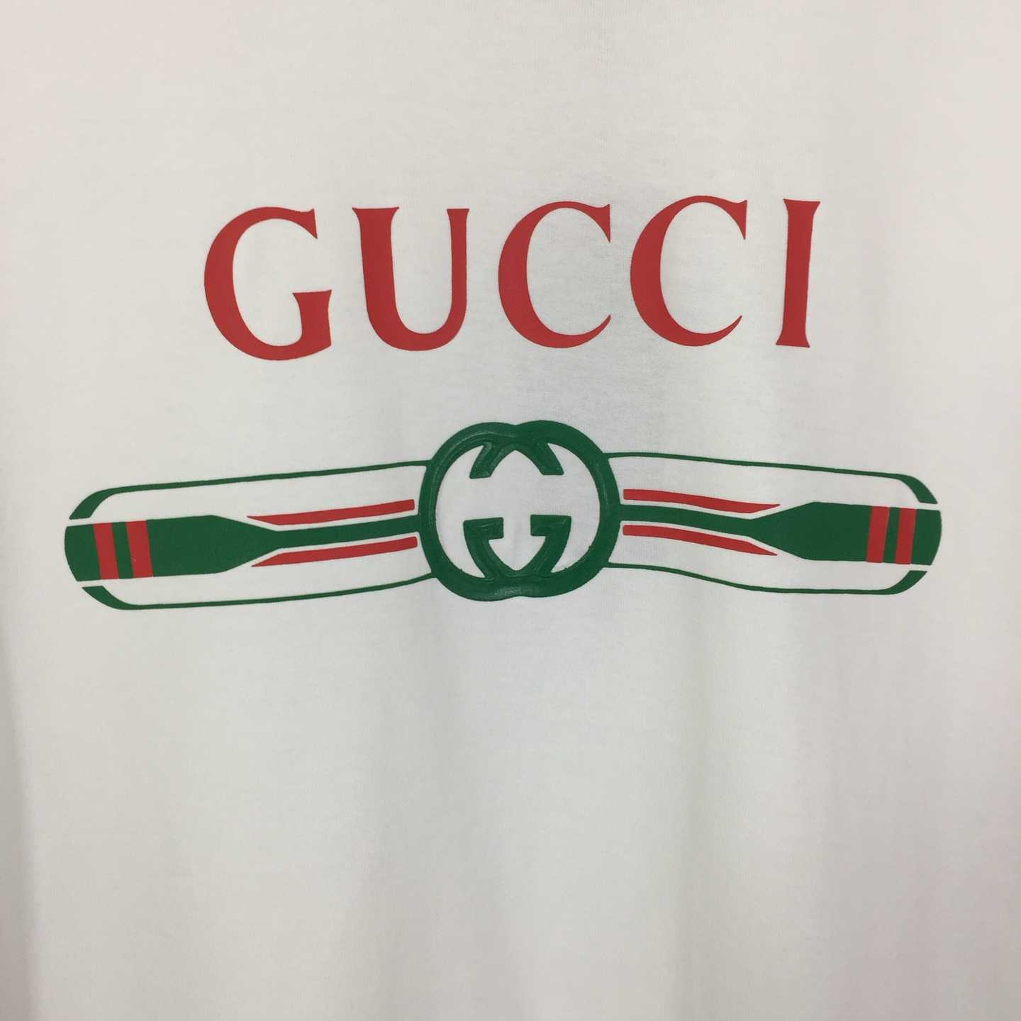 Gucci Jersey T-shirt With Print  - FashionPlug