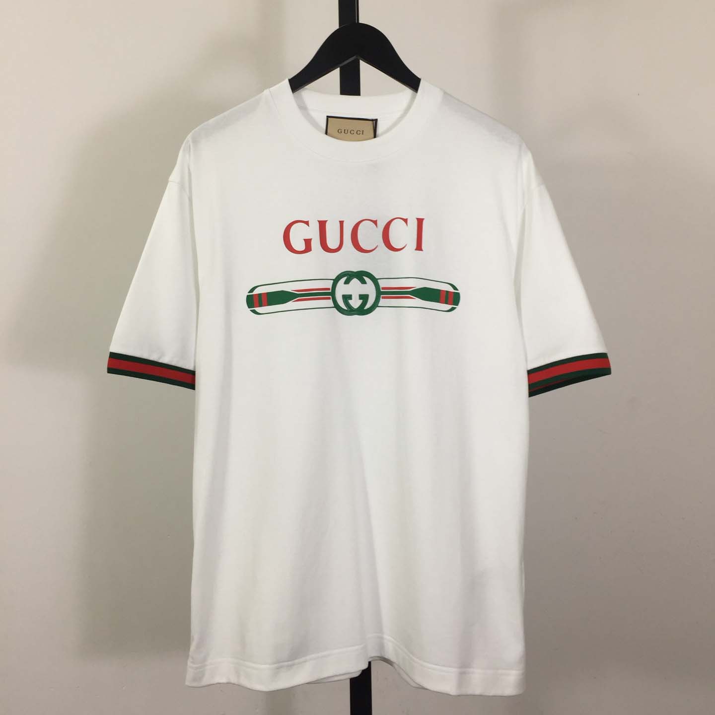Gucci Jersey T-shirt With Print  - FashionPlug