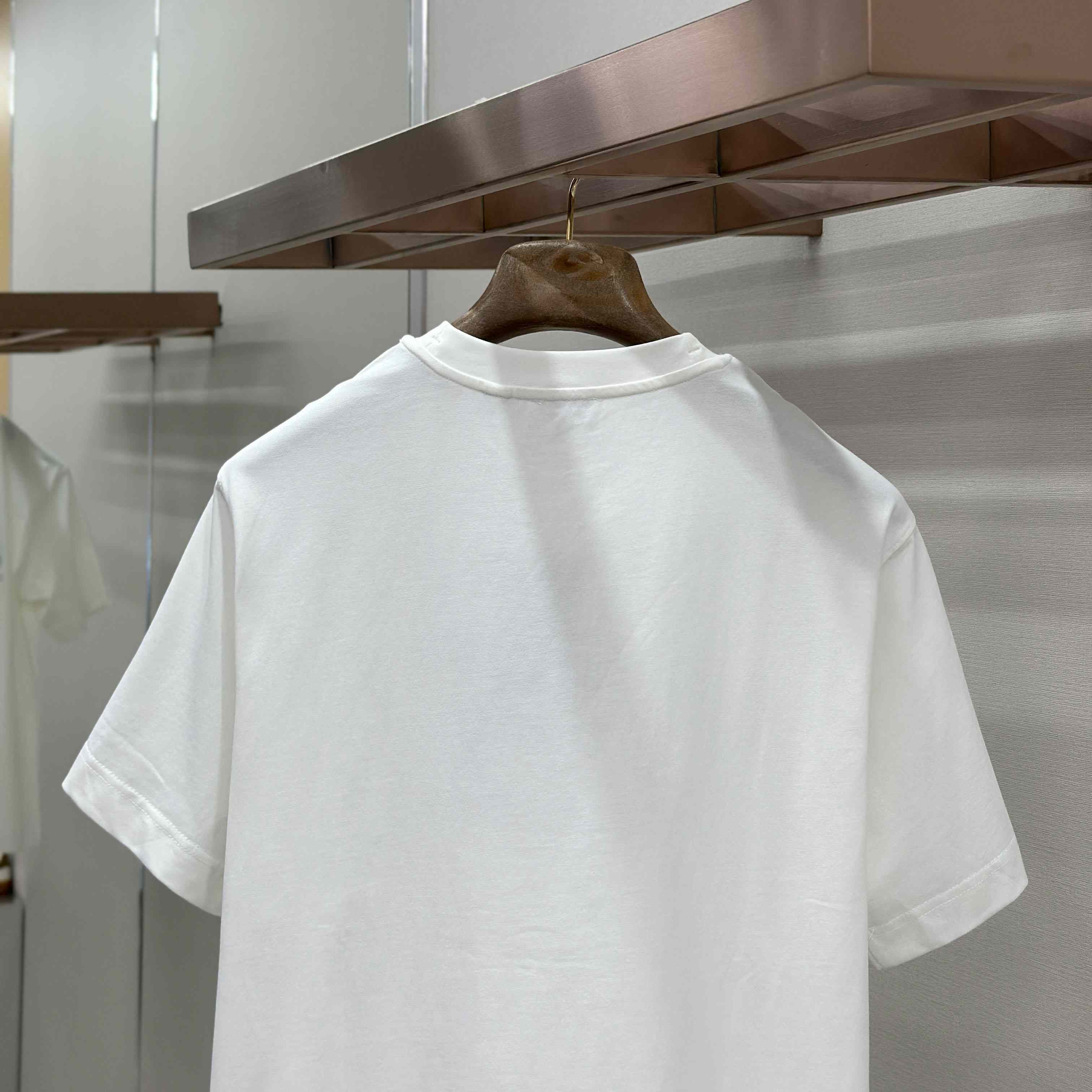 Burberry Knight Stamp Cotton T-shirt - FashionPlug