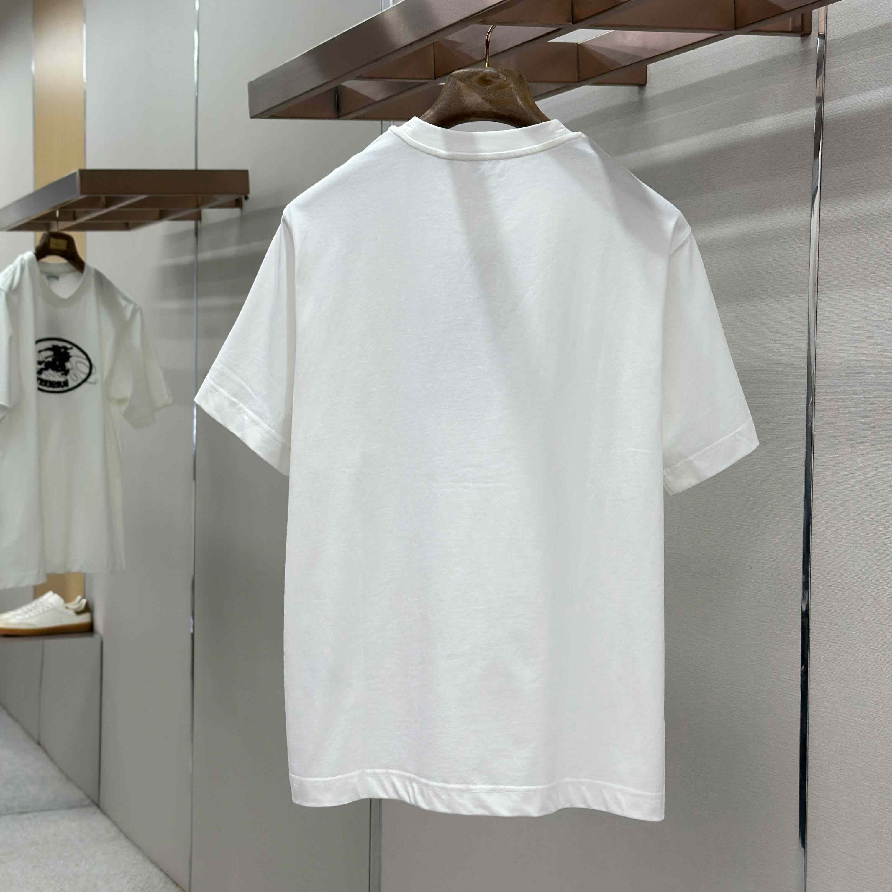 Burberry Knight Stamp Cotton T-shirt - FashionPlug