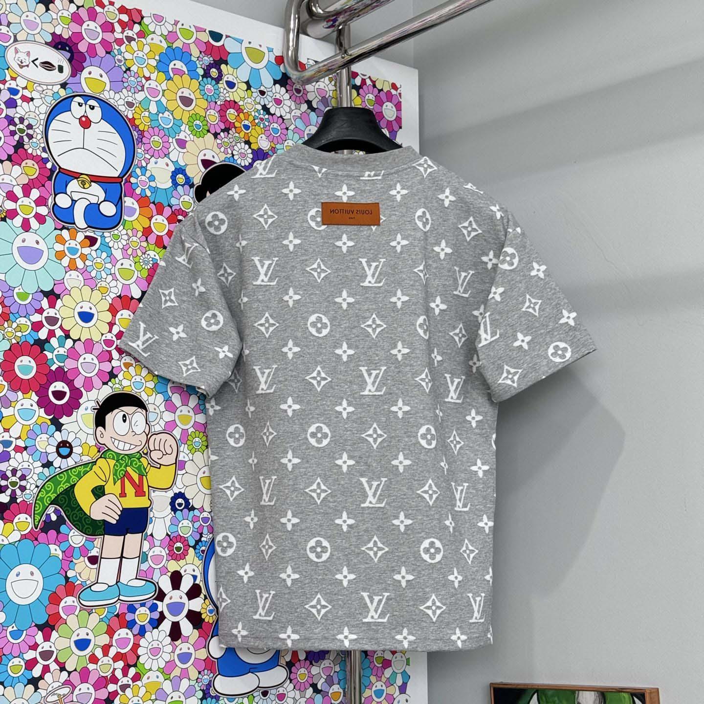 Louis Vuitton Monogram Short-Sleeved Crewneck - FashionPlug