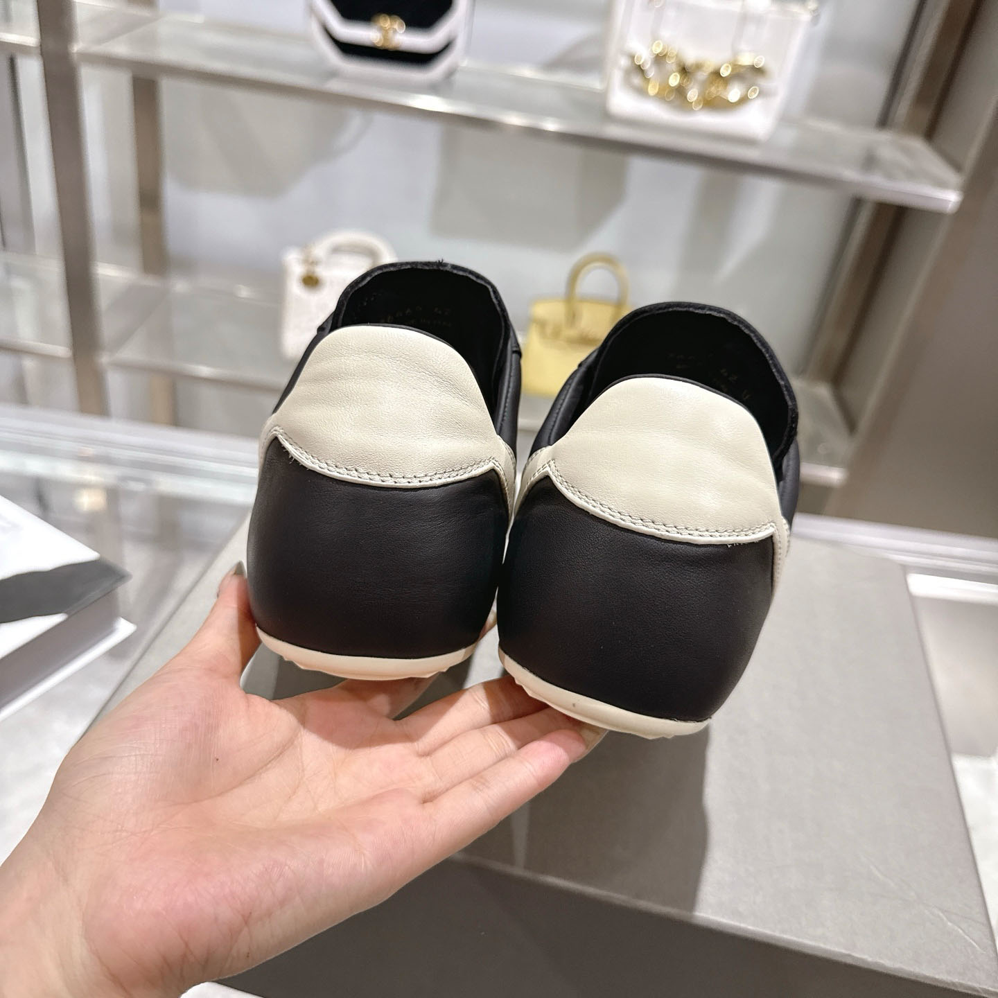 Rick Owens Concordians Minimal Sneaker 'Black Milk' - FashionPlug