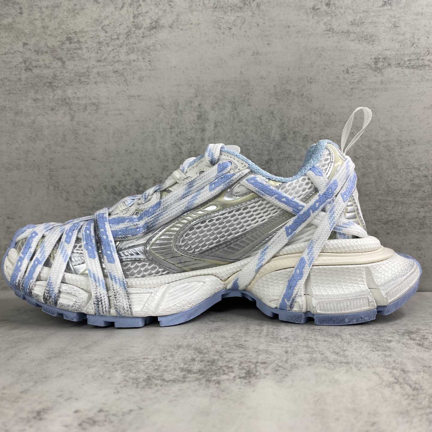 Balenciaga 3XL Extreme Laces Logo Sneaker  - FashionPlug
