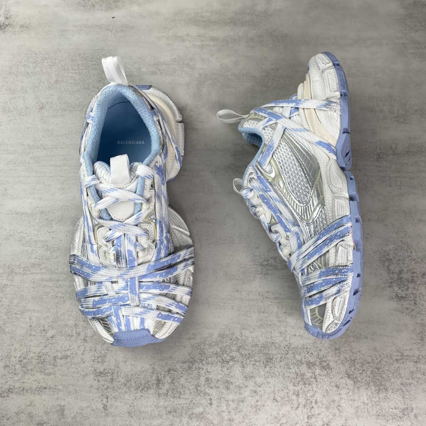 Balenciaga 3XL Extreme Laces Logo Sneaker  - FashionPlug