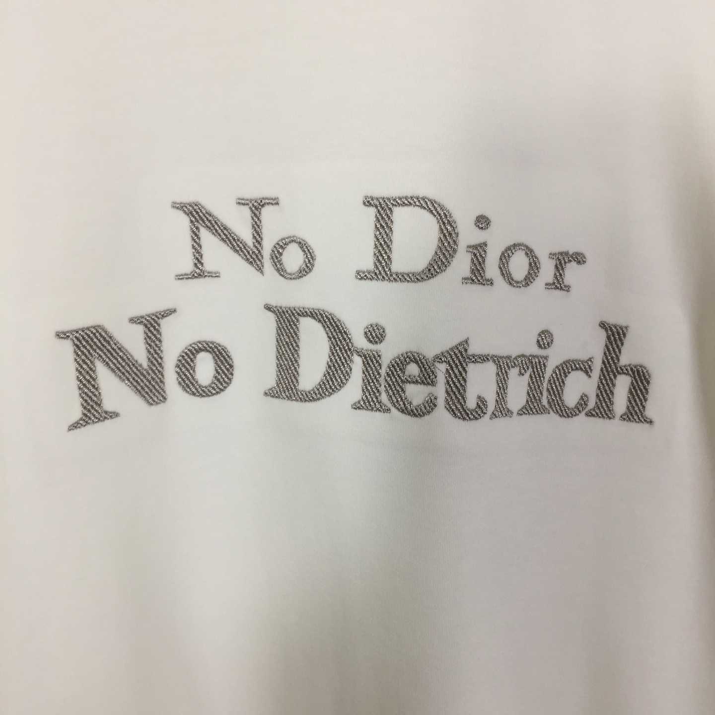 Dior T-shirt With Lettering  - FashionPlug