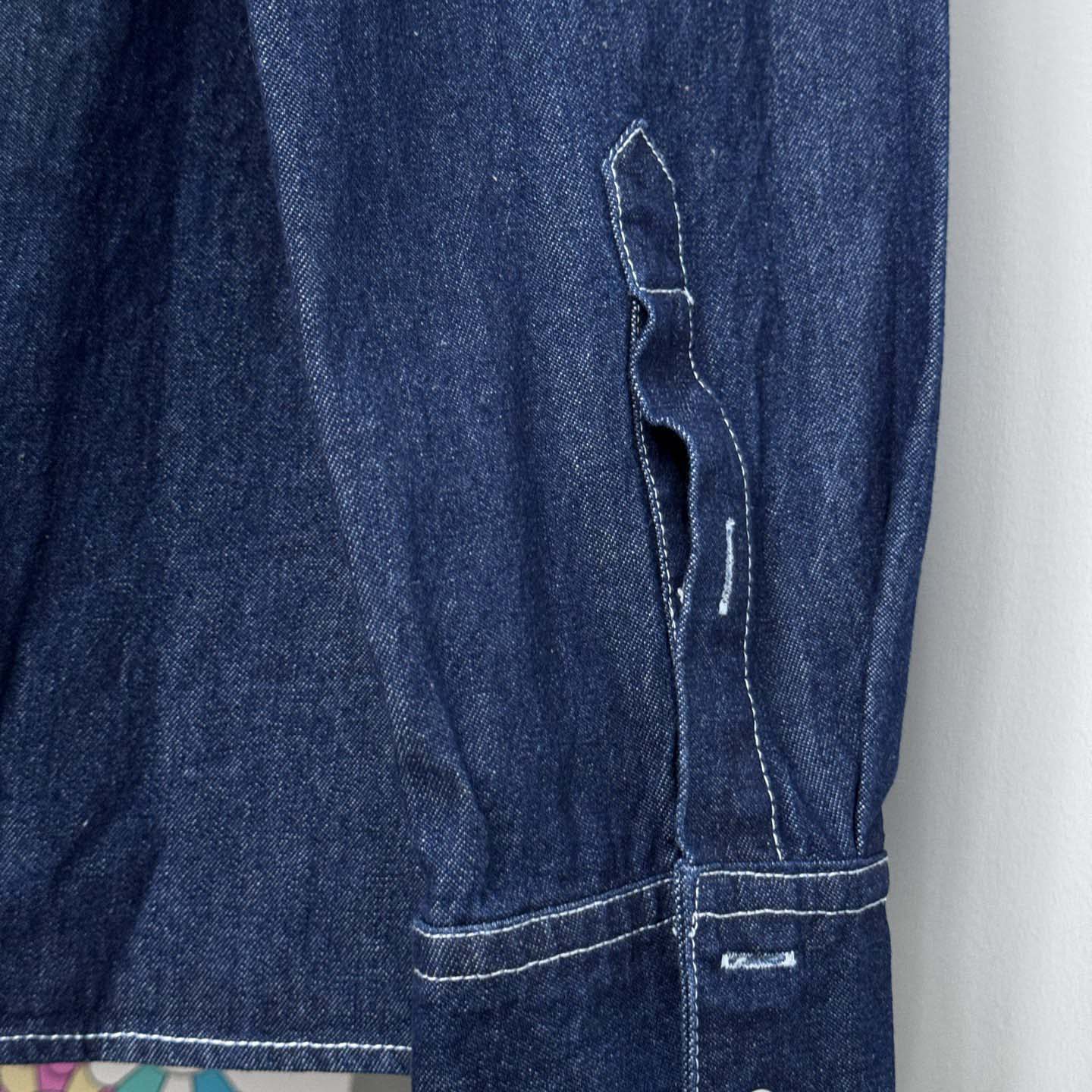 Celine Overshirt In Cotton Denim - FashionPlug